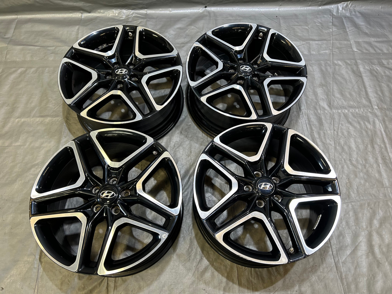 2019-2022 Hyundai Veloster N Performance Package 19" Wheels Rims / Set of 4 / *BENDS* HV012
