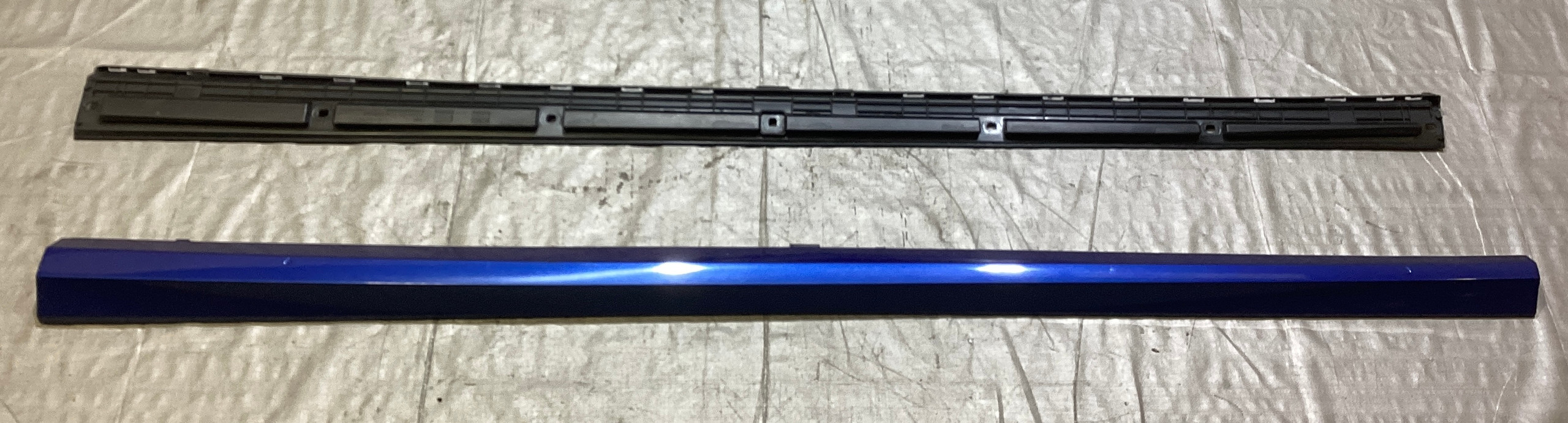 2015-2020 Audi S3 Driver Side Skirt Rocker Panel / Sepang Blue Pearl S3106 - Image 2