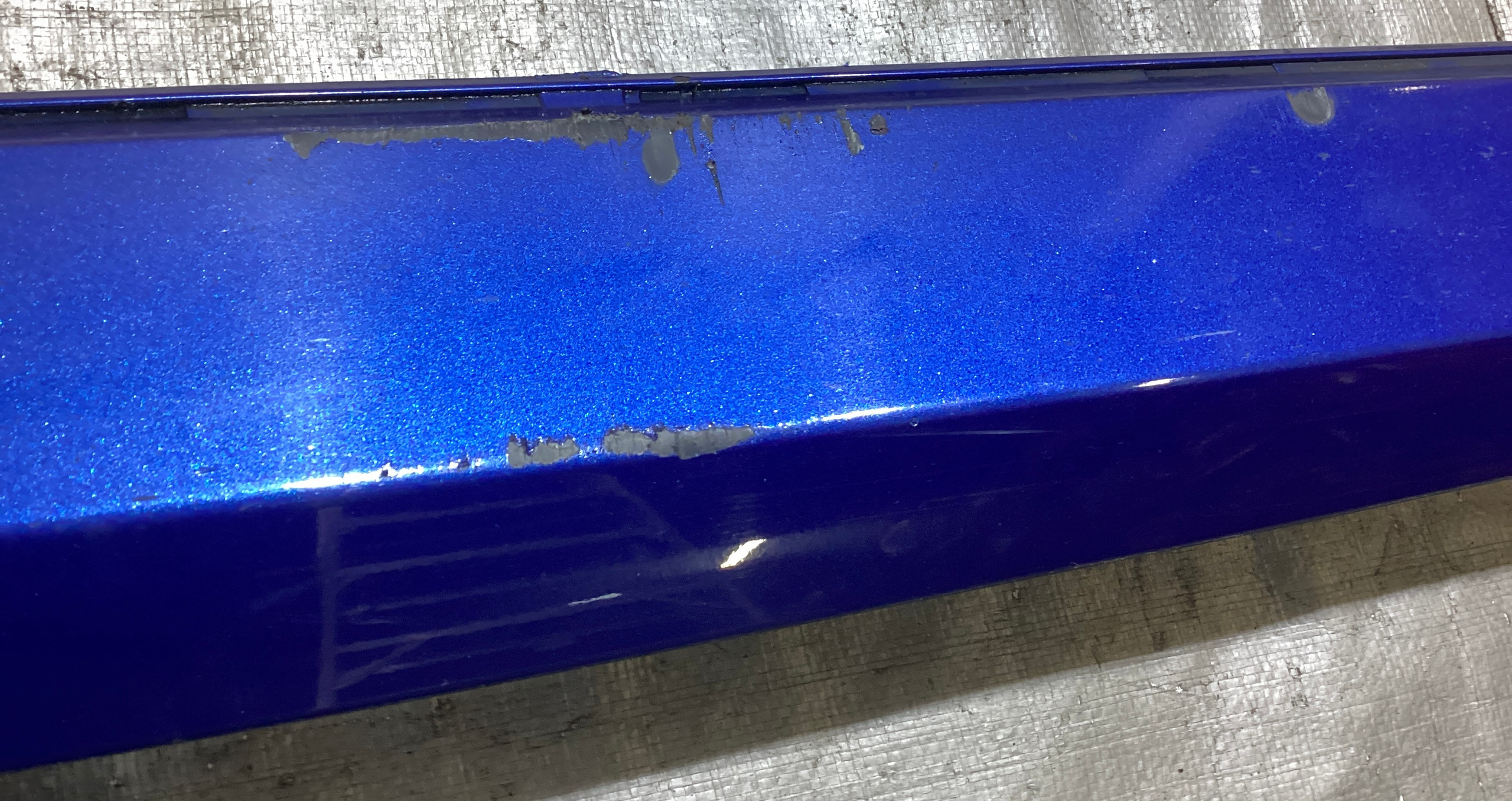 2015-2020 Audi S3 Driver Side Skirt Rocker Panel / Sepang Blue Pearl S3106 - Image 7