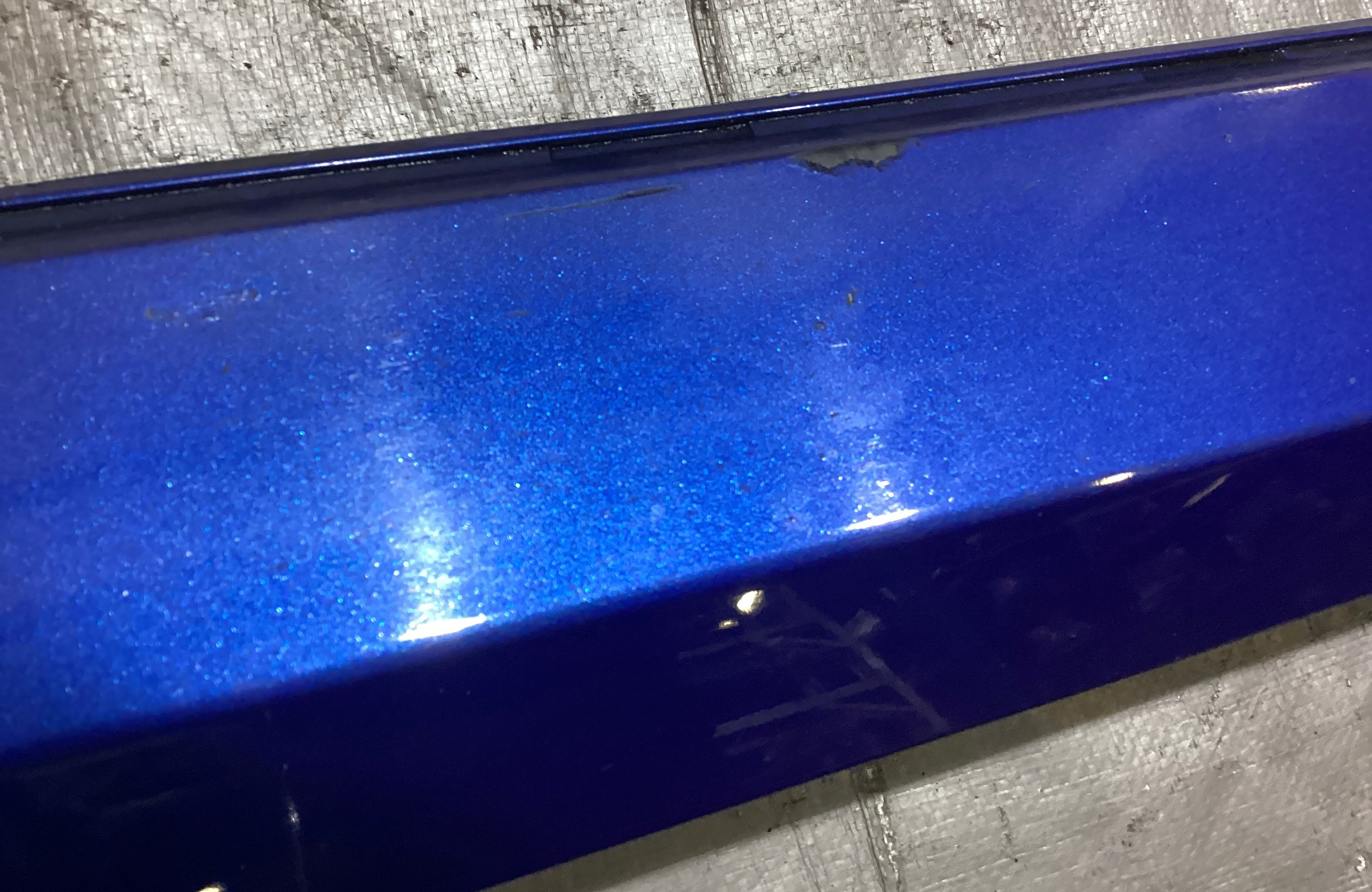 2015-2020 Audi S3 Driver Side Skirt Rocker Panel / Sepang Blue Pearl S3106 - Image 8