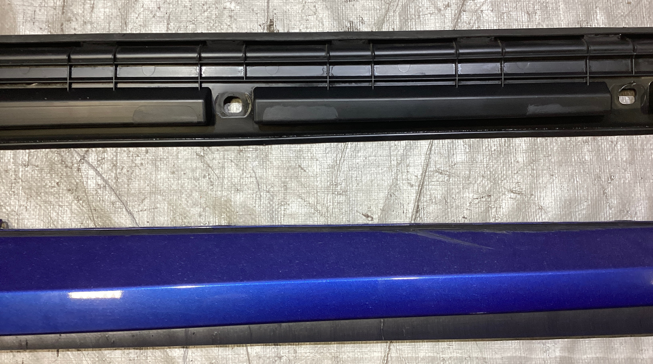 2015-2020 Audi S3 Driver Side Skirt Rocker Panel / Sepang Blue Pearl S3106 - Image 5