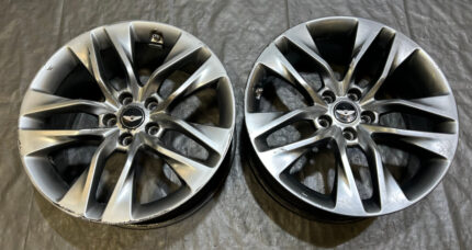 2013-2016 Hyundai Genesis Coupe 19x8.5" OEM Rear Wheels Rims / Pair / HG022