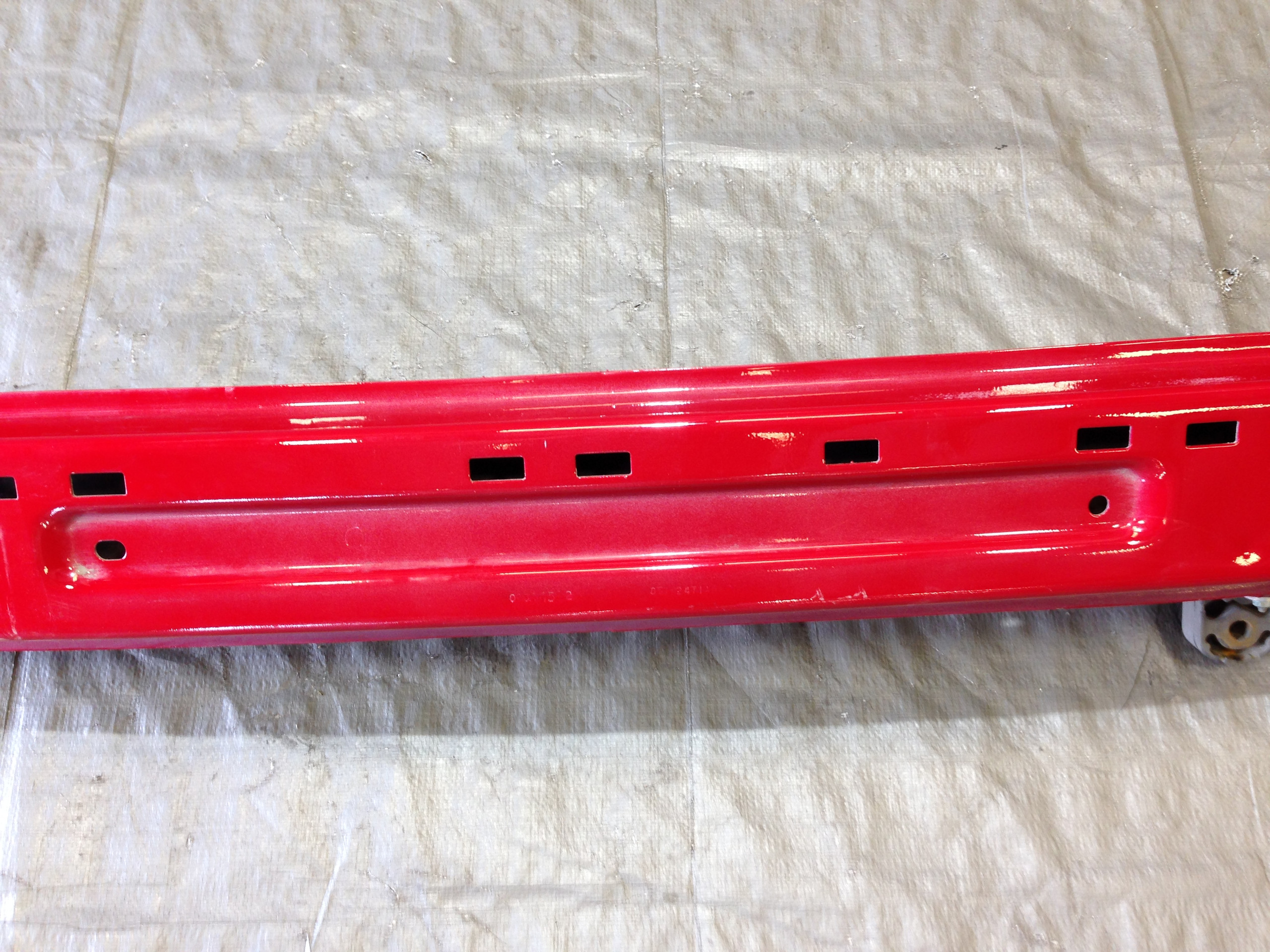 2012-2017 Fiat 500 Rear Bumper Support Beam / 5182465AB Rosso Red / F5004 - Image 9