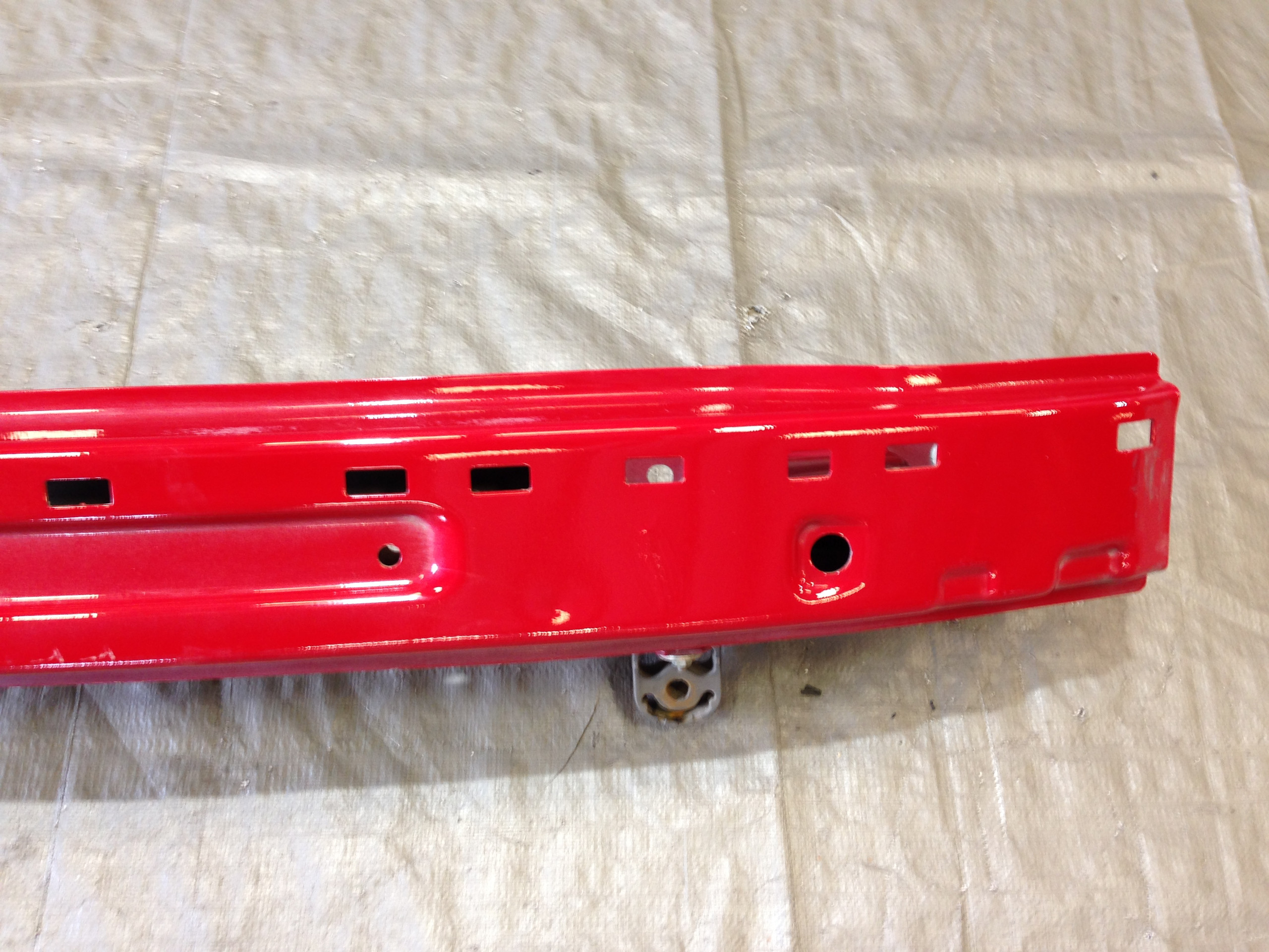 2012-2017 Fiat 500 Rear Bumper Support Beam / 5182465AB Rosso Red / F5004 - Image 6