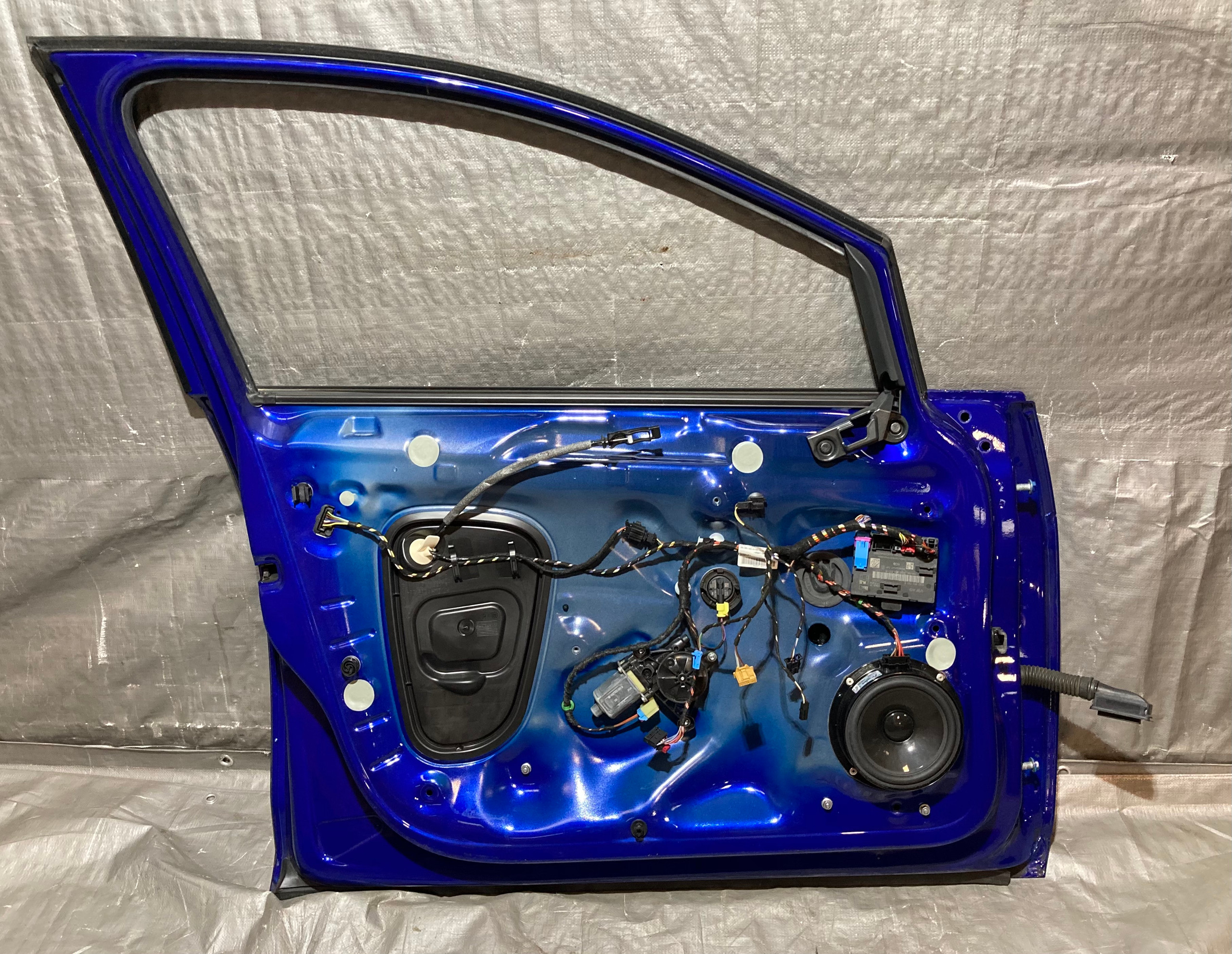 2015-2018 Volkswagen Golf R 4DR Driver Front Door Shell / Lapiz Blue Metallic M7R10 - Image 11