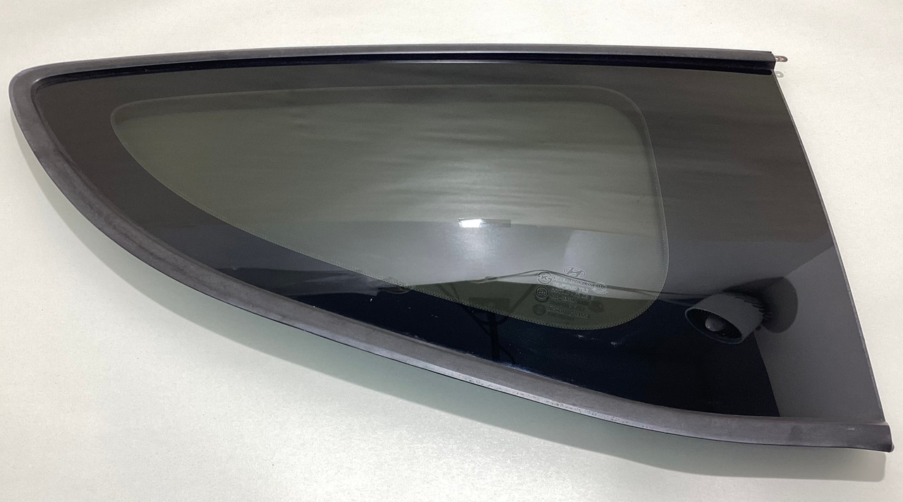 2010-2016 Hyundai Genesis Coupe Passenger Rear Quarter Glass Panel / OEM / HG031