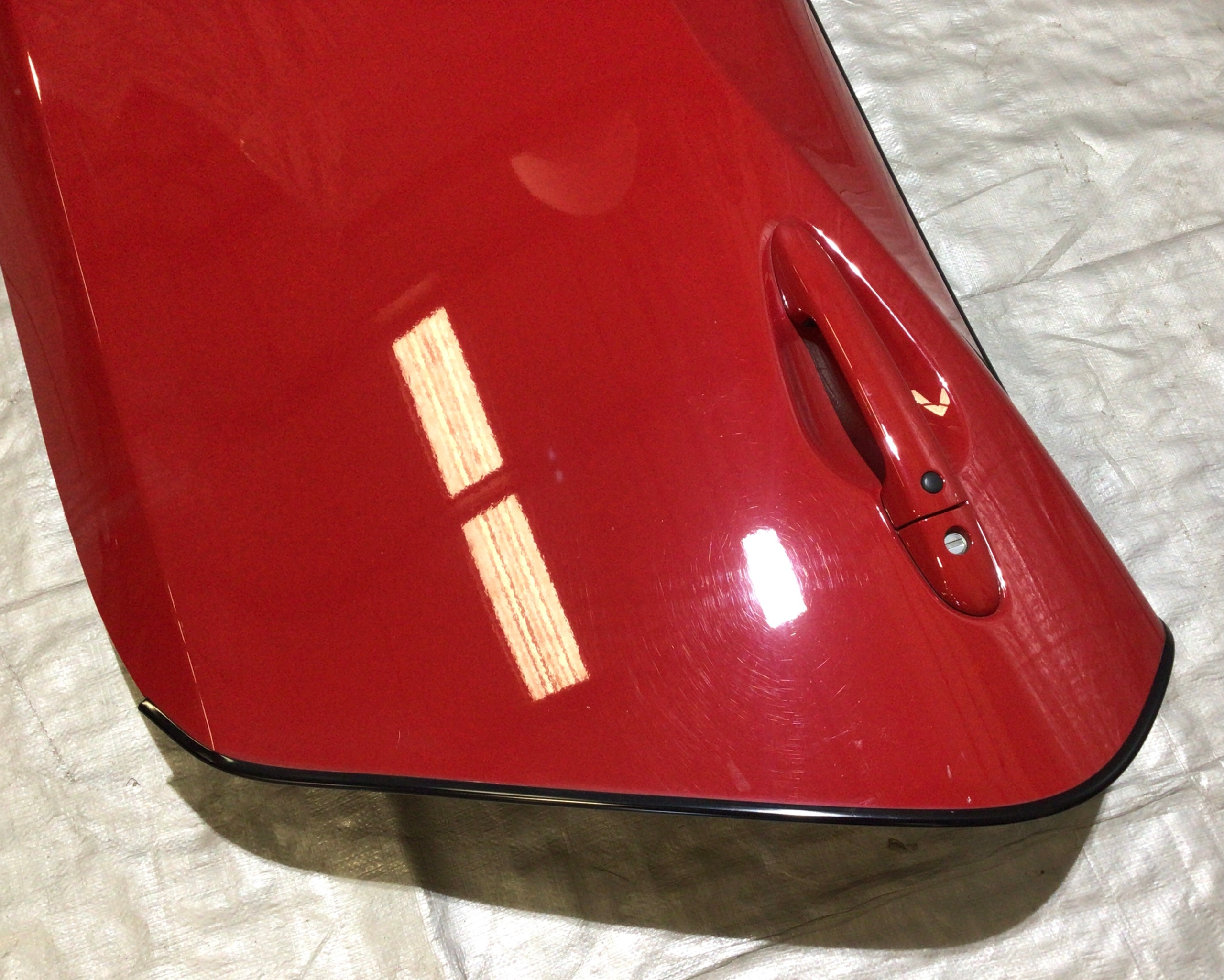 2017-2020 Fiat 124 Spider Driver Side Door Assembly / Hypnotique Red FD015 - Image 14