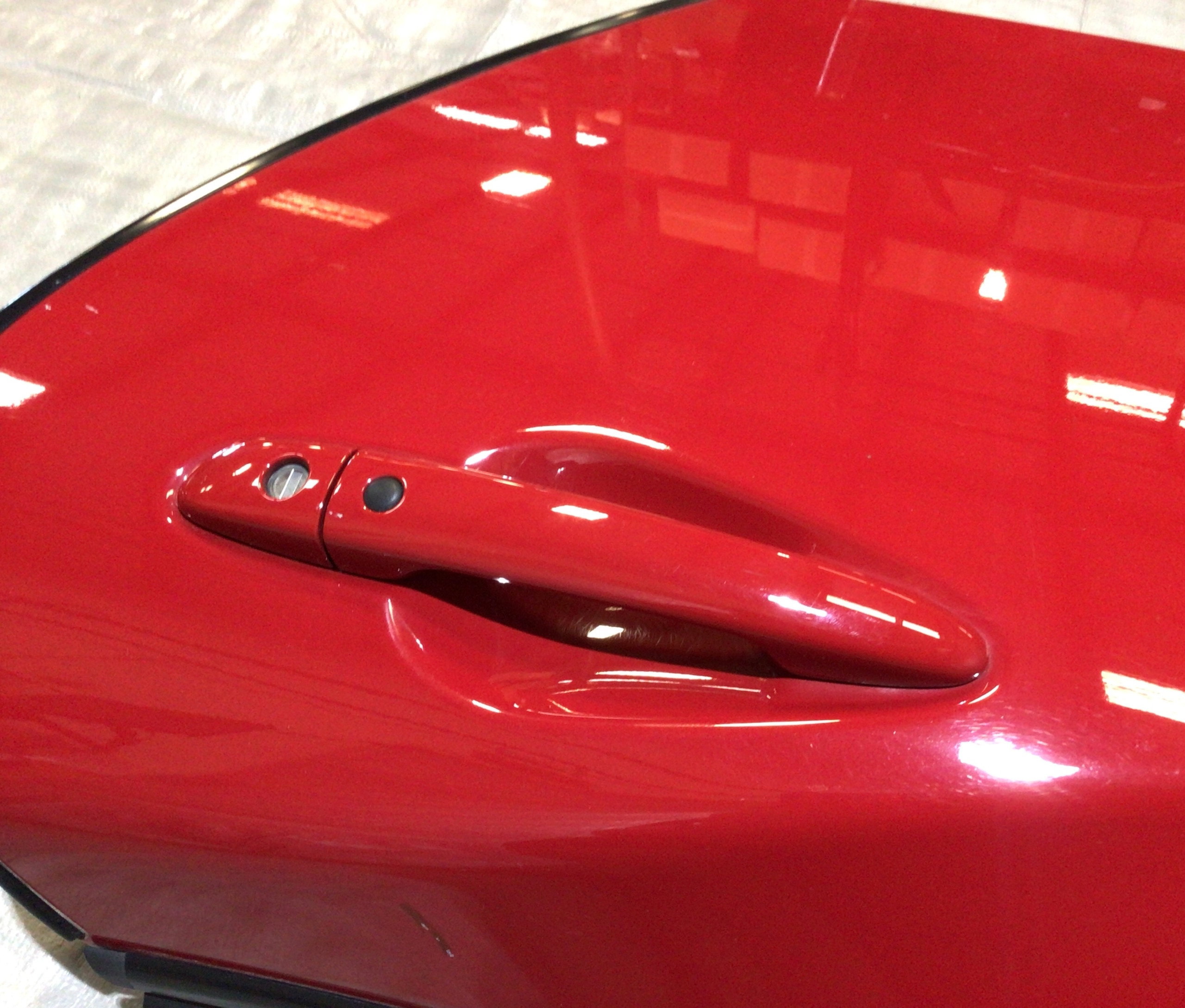 2017-2020 Fiat 124 Spider Driver Side Door Assembly / Hypnotique Red FD015 - Image 9