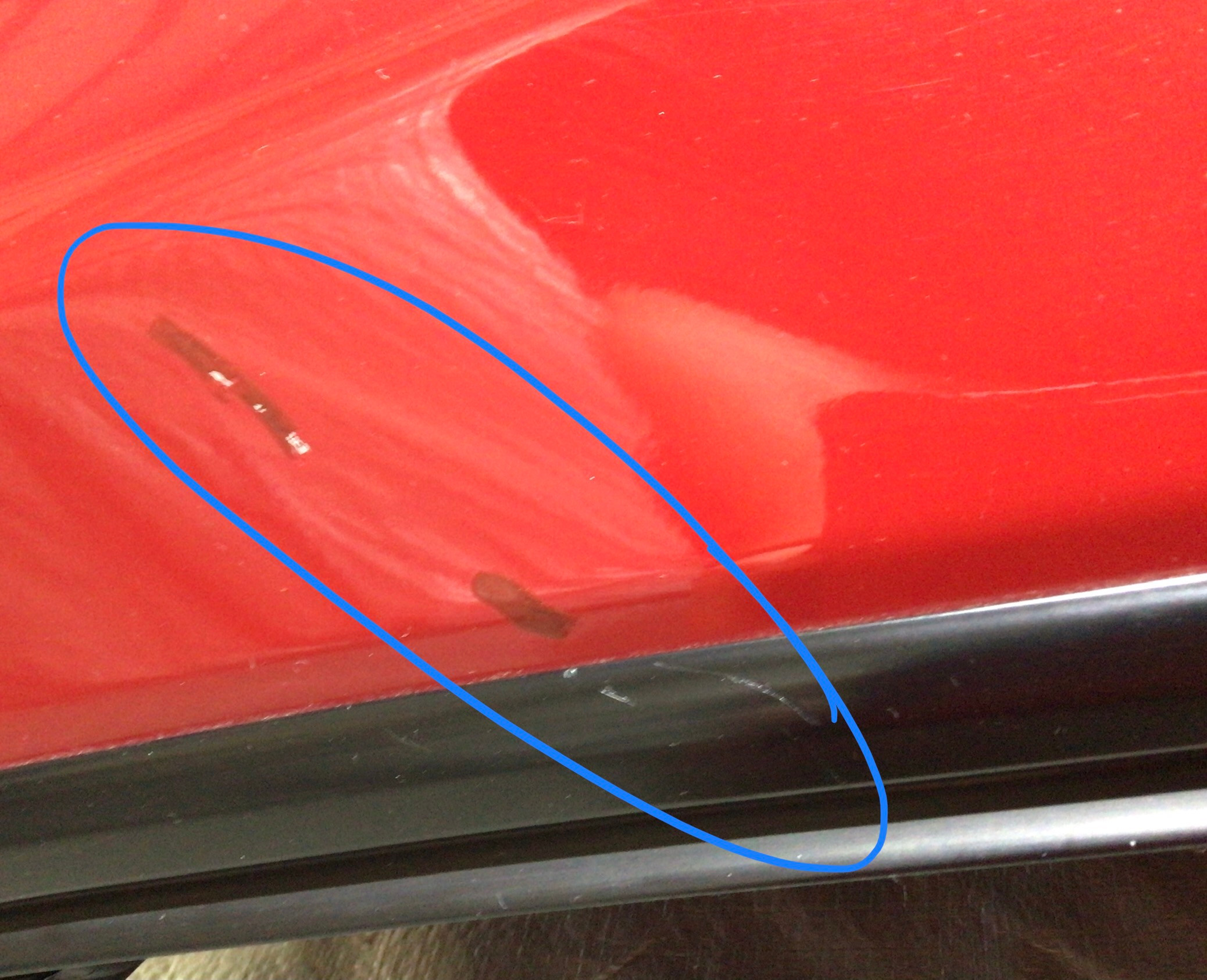 2017-2020 Fiat 124 Spider Driver Side Door Assembly / Hypnotique Red FD015 - Image 3