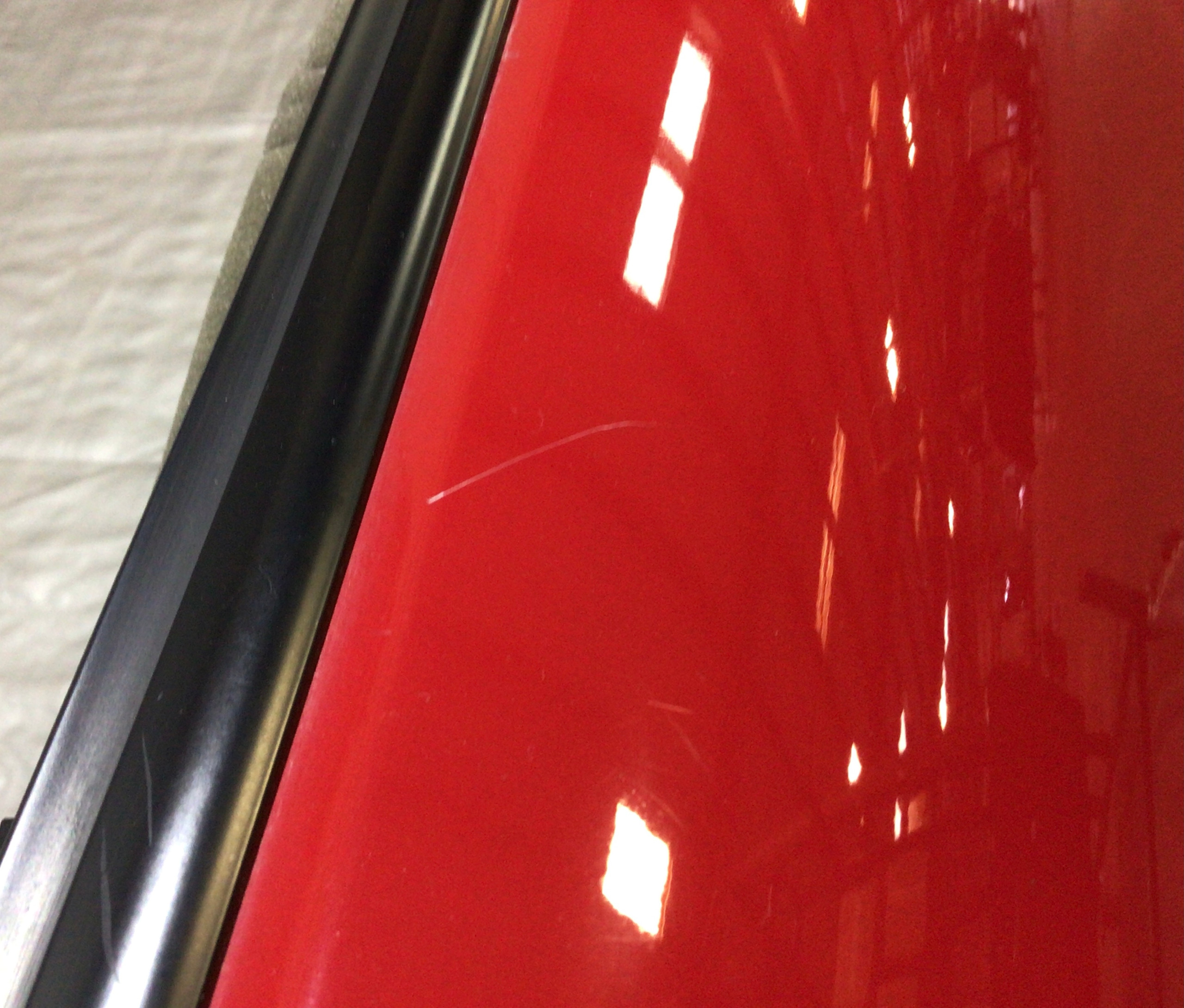 2017-2020 Fiat 124 Spider Driver Side Door Assembly / Hypnotique Red FD015 - Image 12