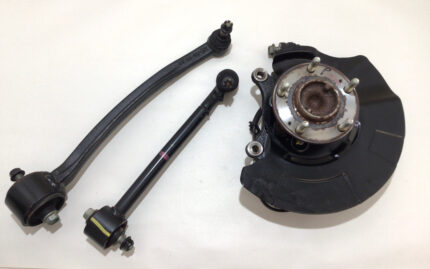 2013-2016 Hyundai Genesis Coupe Passenger Front Spindle & Control Arms / 80k / HG015