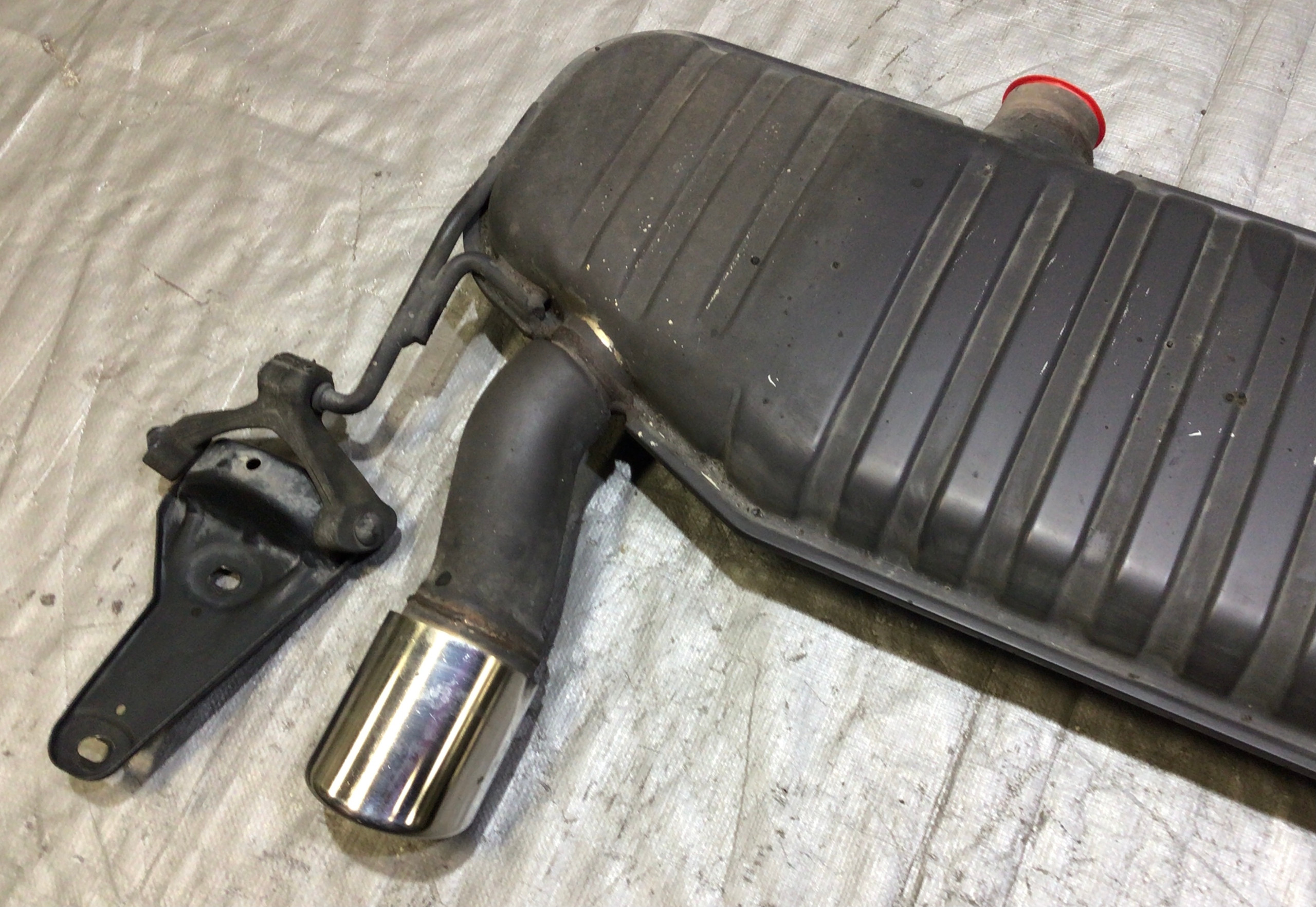 2001-2006 Audi TT 225hp 1.8l Exhaust Muffler w/ Tips / OEM / T1022 - Image 7