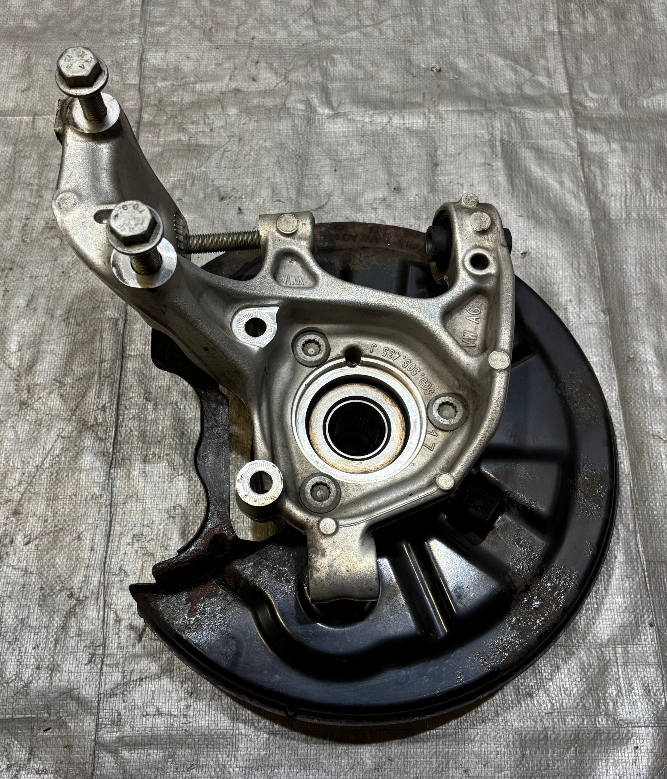 2015-2020 Audi A3 Quattro S3 RS3 Driver Rear Spindle Hub w/ Control Arms / 66K S3108 - Image 6