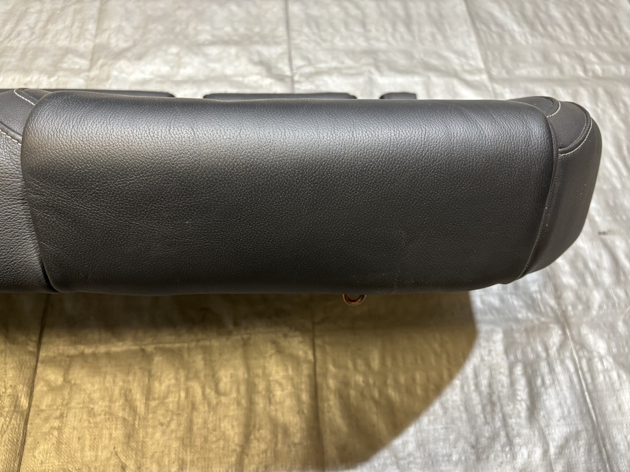 2015-2017 Volkswagen MK7 Golf R Black Leather Rear Seat Set - Image 4