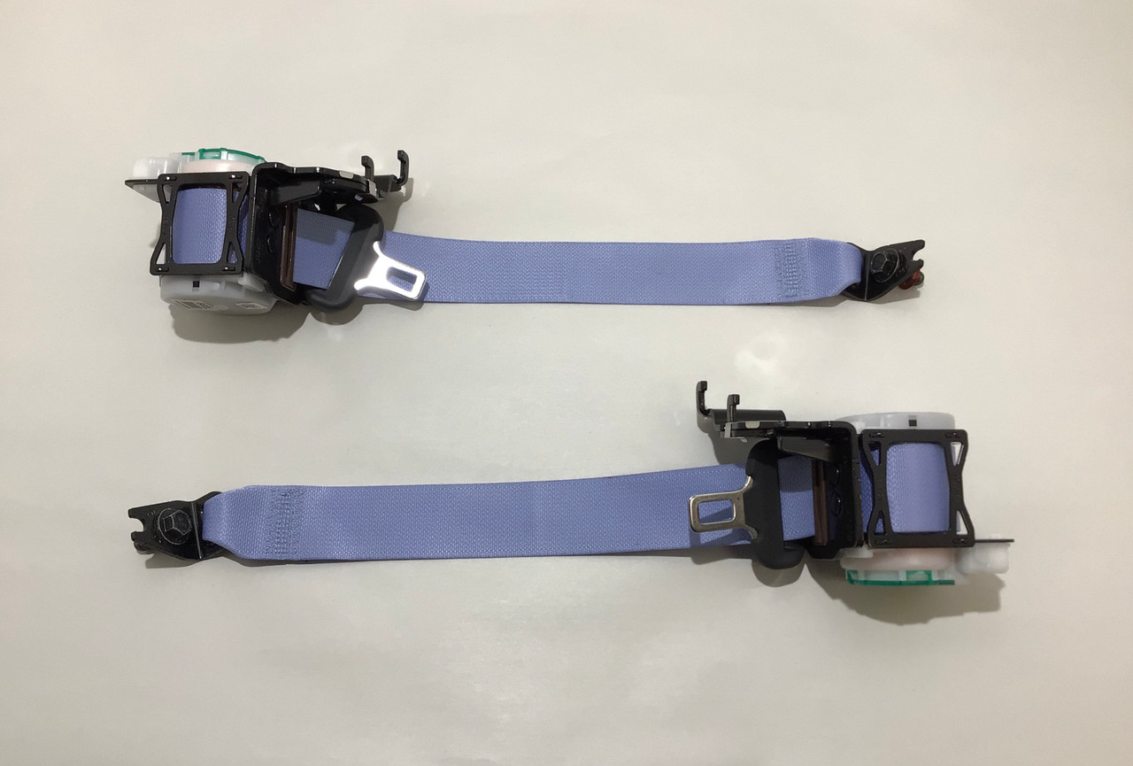 2019-2020 Hyundai Veloster N Rear Seat Belts / Performance Blue / HV002