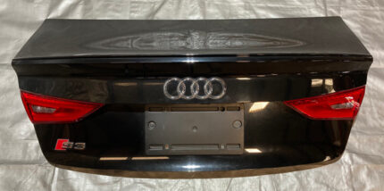 2015-2017 Audi S3 Trunk Lid w/ Spoiler / Tail Lights / Mythos Black Metallic S3107