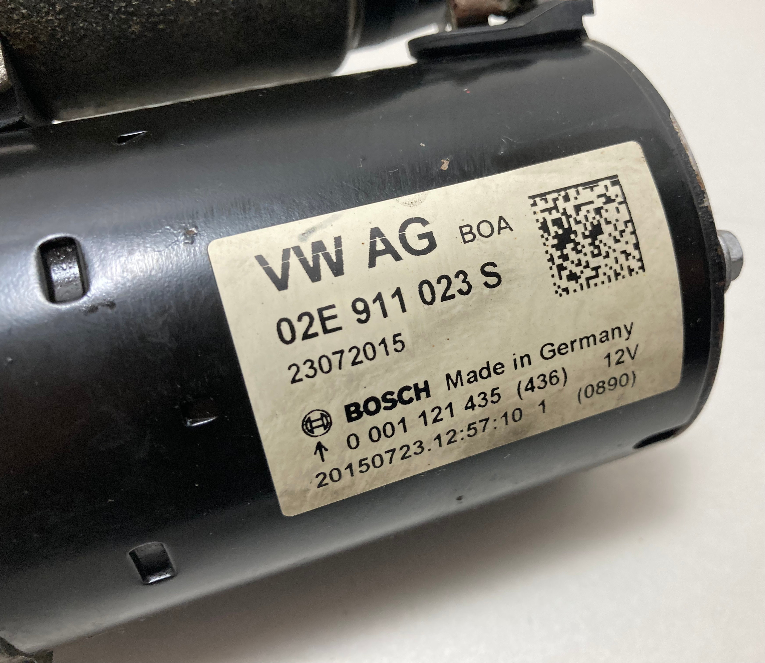 2015-2017 Audi S3 OEM Starter Motor / 02E911023S / S3107 - Image 4