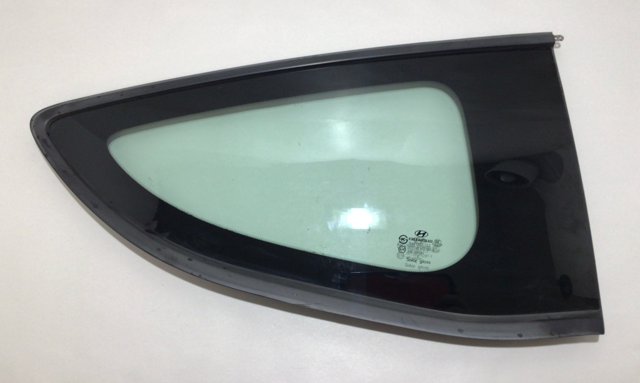 2010-2016 Hyundai Genesis Coupe Passenger Rear Quarter Glass Panel / OEM / HG023