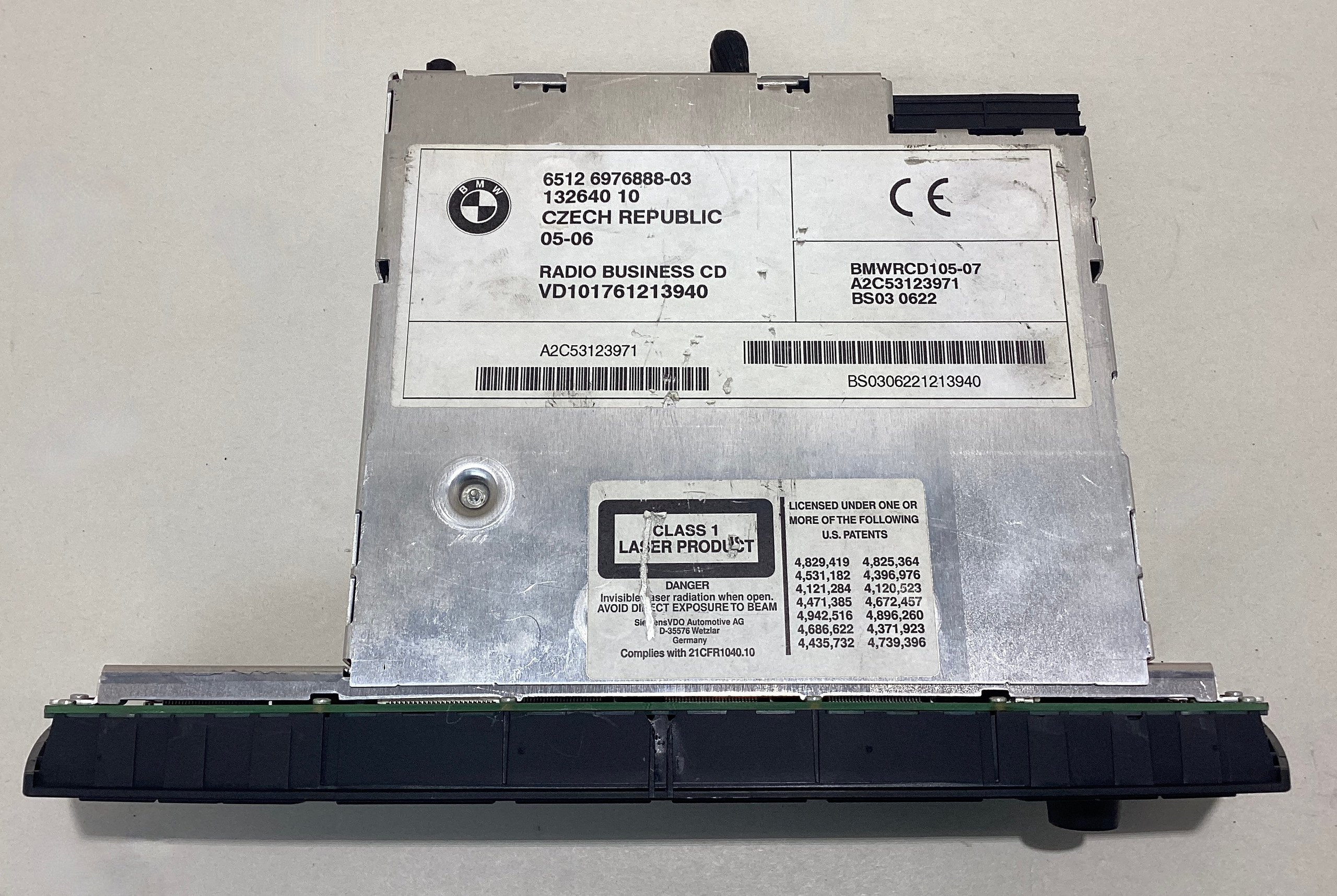 2006 E85 BMW Z4 Business CD Radio Unit / 65126976888 - Image 8