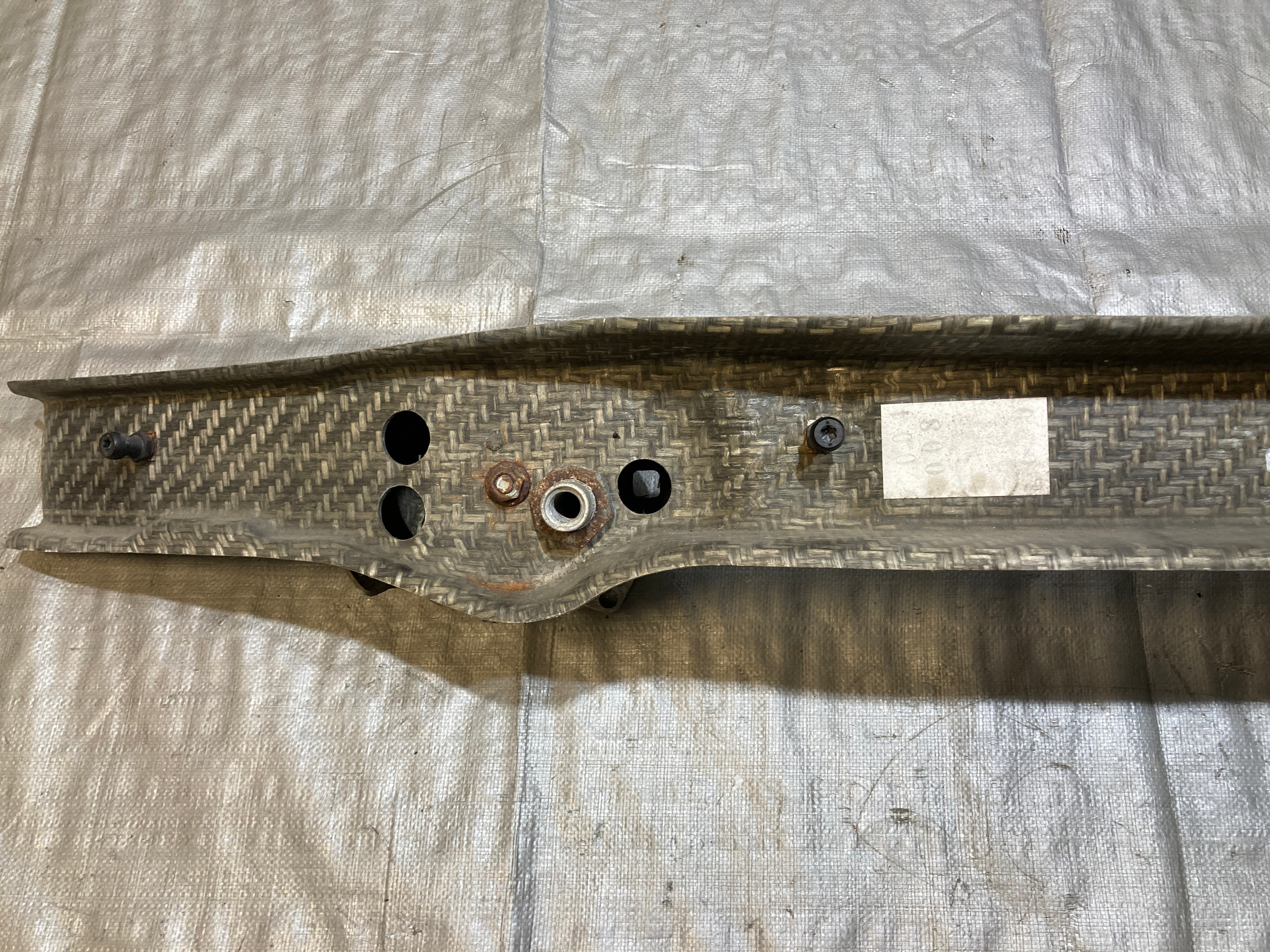 2001-2006 E46 BMW M3 Front Bumper Support / Impact Beam / Carbon Fiber / M3018 - Image 2