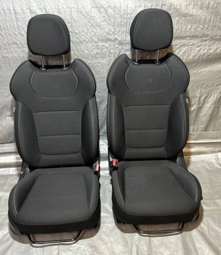2019-2022 Hyundai Veloster N OEM Front Seats / Black Cloth / Pair /   HV011