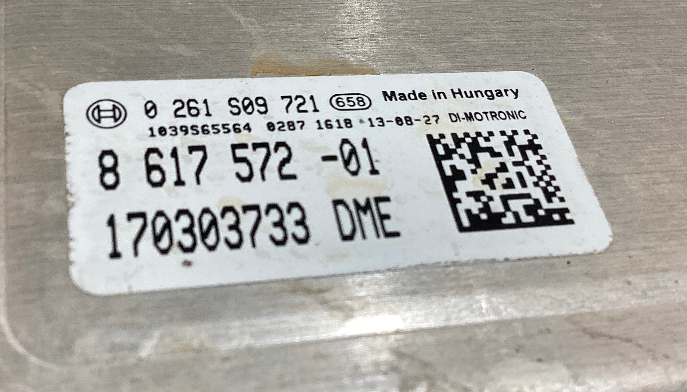 2013 BMW 135i Engine Control Module DME w/ CAS3 Module / Key Set / 861757201 / B1011 - Image 6