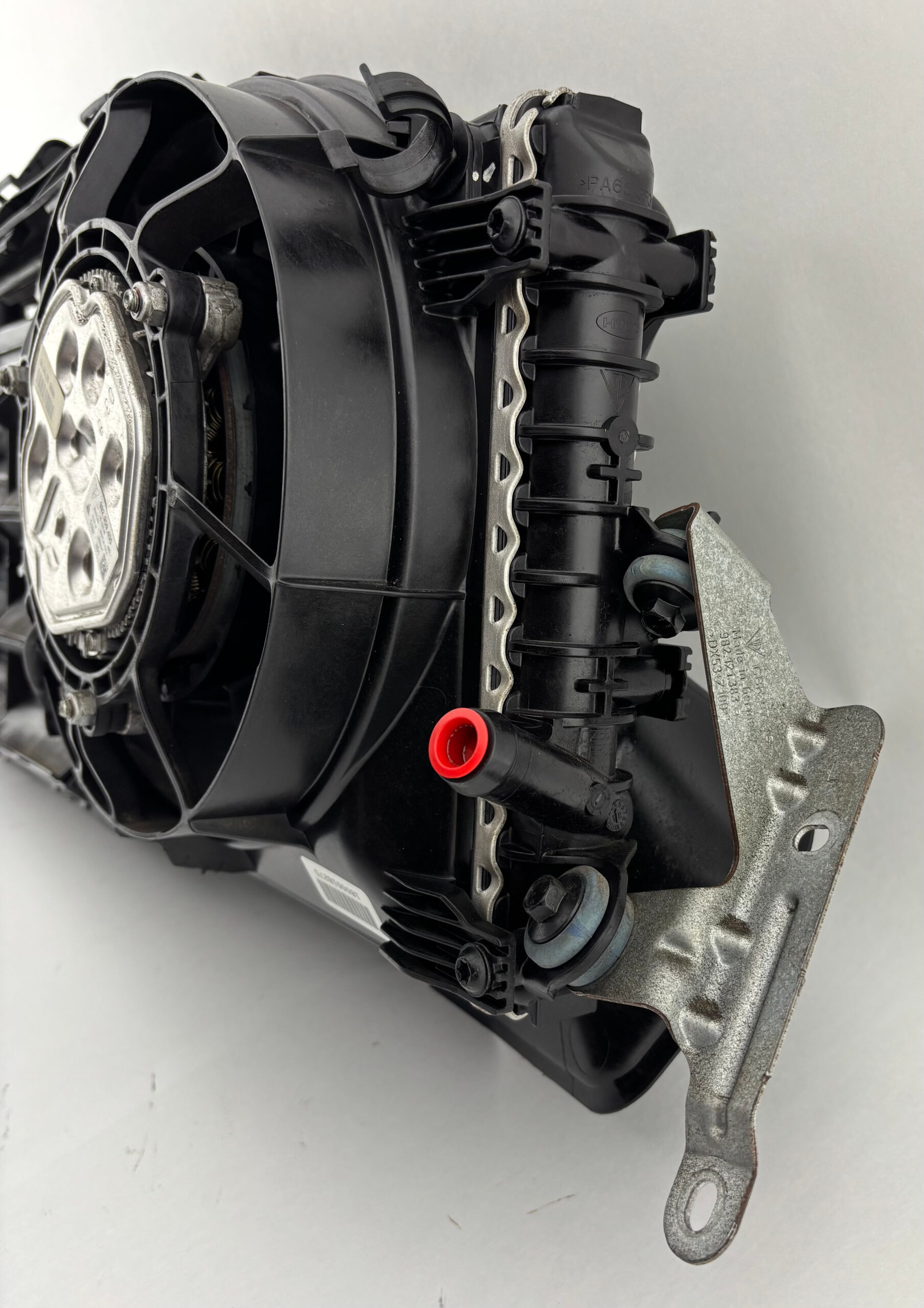 2017-2025 Porsche 718 Boxster Cayman Driver Rear Auxiliary Heat Exchanger Radiator w/ Fan / 65K BC302 - Image 8