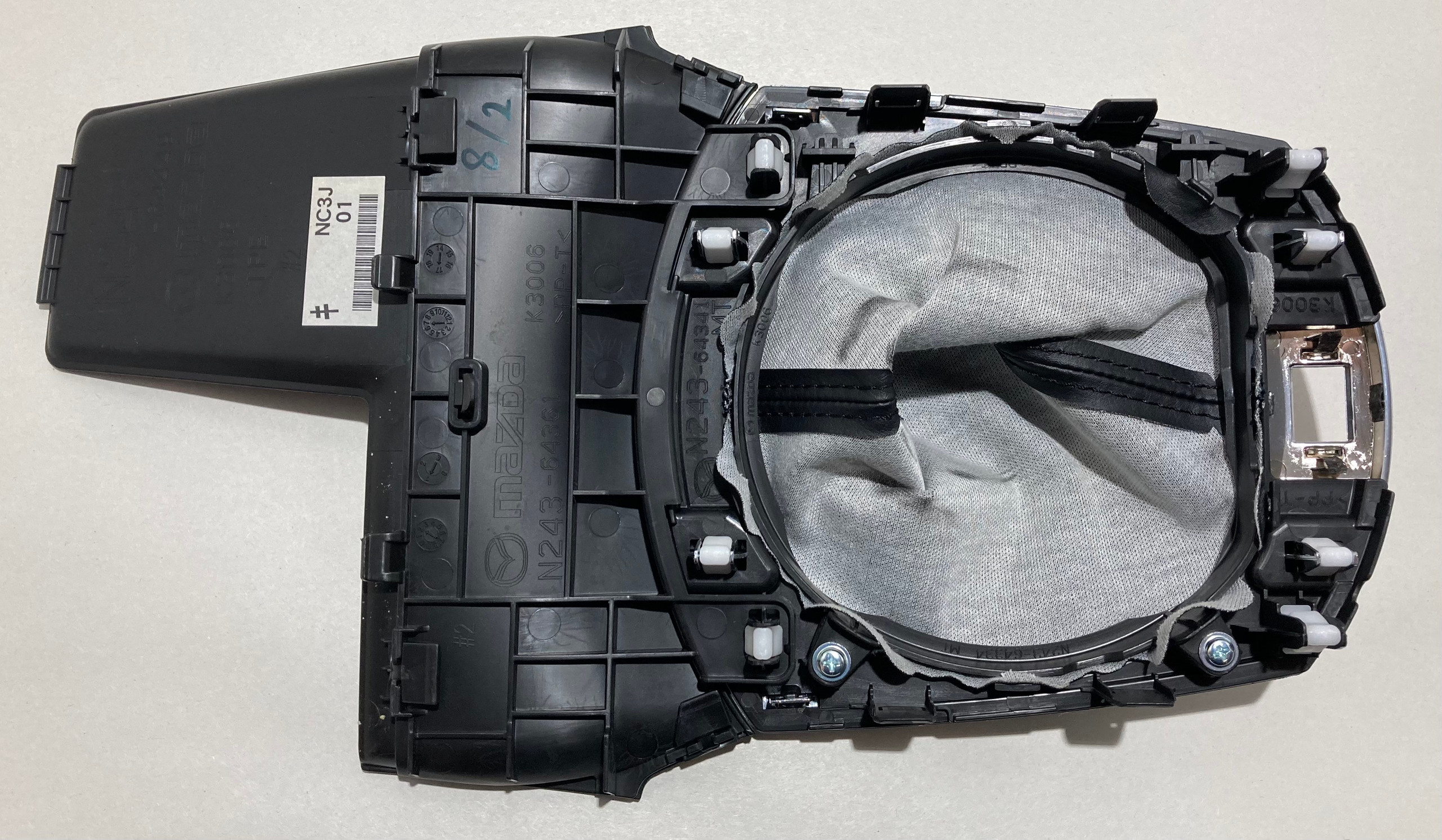 2017-2020 Fiat 124 Spider Abarth Manual Shift Boot w/ Trim Surround - Image 11