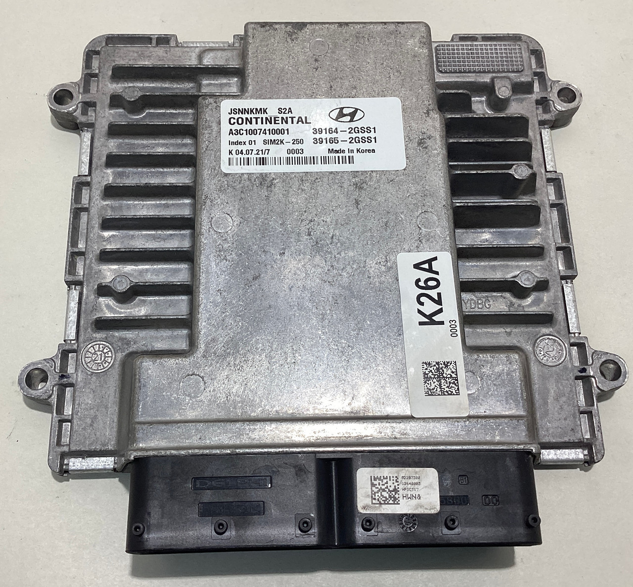 2022 Hyundai Veloster N Engine Control Module ECU / 39164-2GSS1 / 34K HV009