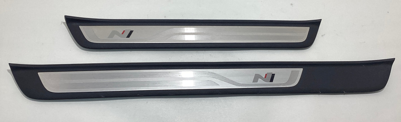 2019-2022 Hyundai Veloster N Front Door Sill Trim Plates / Pair / HV009