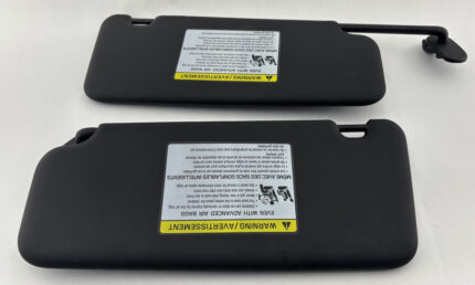 2019-2022 Hyundai Veloster N OEM Sun Visors / Pair / Black /   HV012
