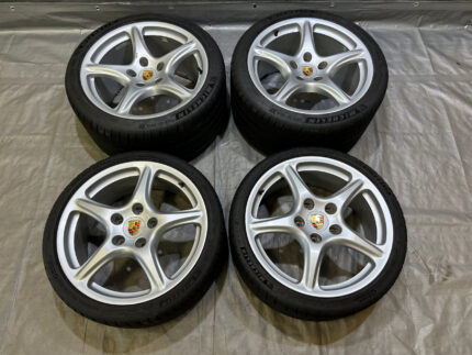 2005-2012 Porsche 997 911 Carrera 4 AWD 19" BBS Classic 5 Spoke Wheels Rims w/ Tires / Set of 4 / P7009