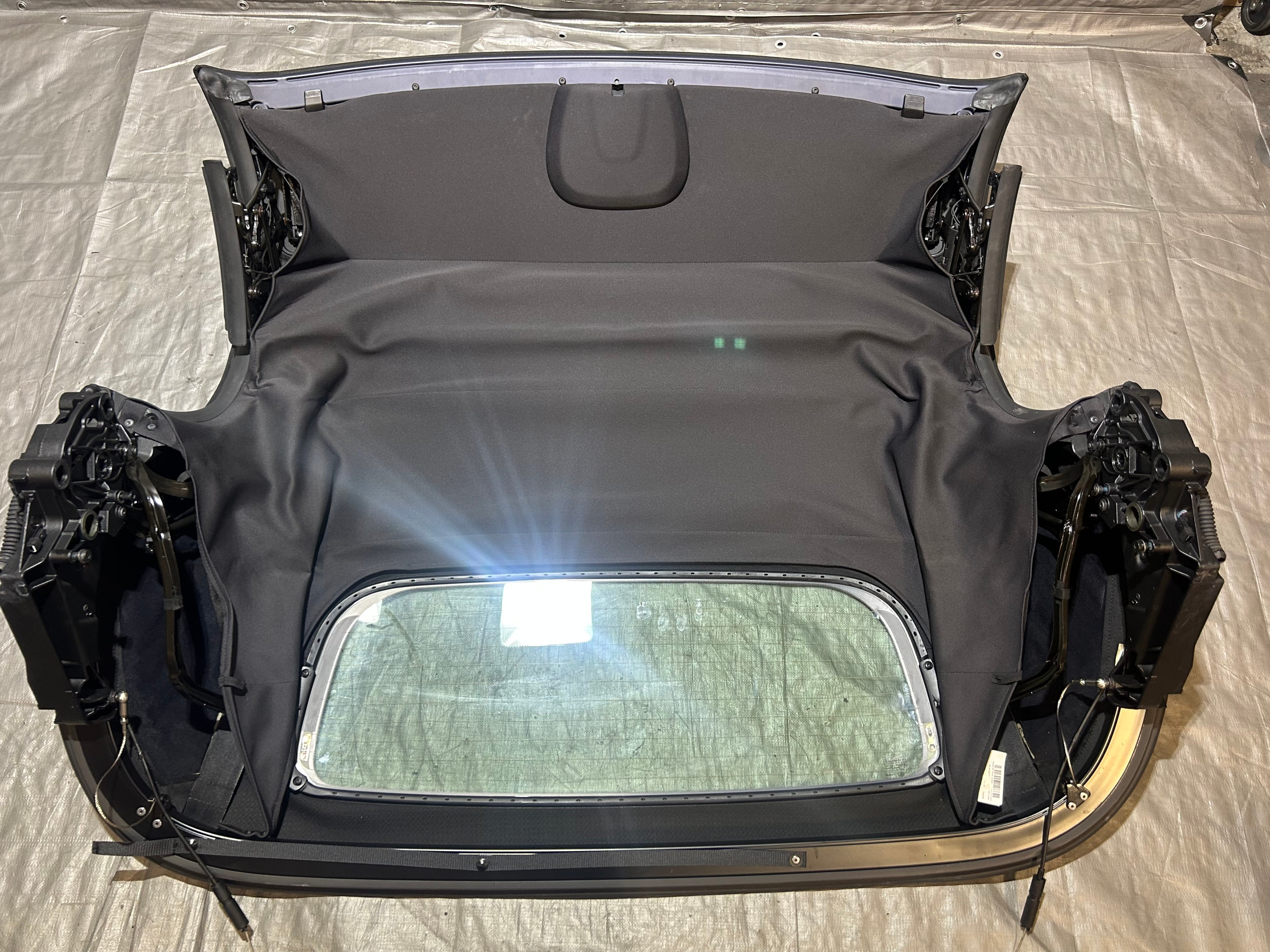 2013-2016 Porsche 981 Boxster Convertible Soft Top w/ Frame / Black / BC202 - Image 16