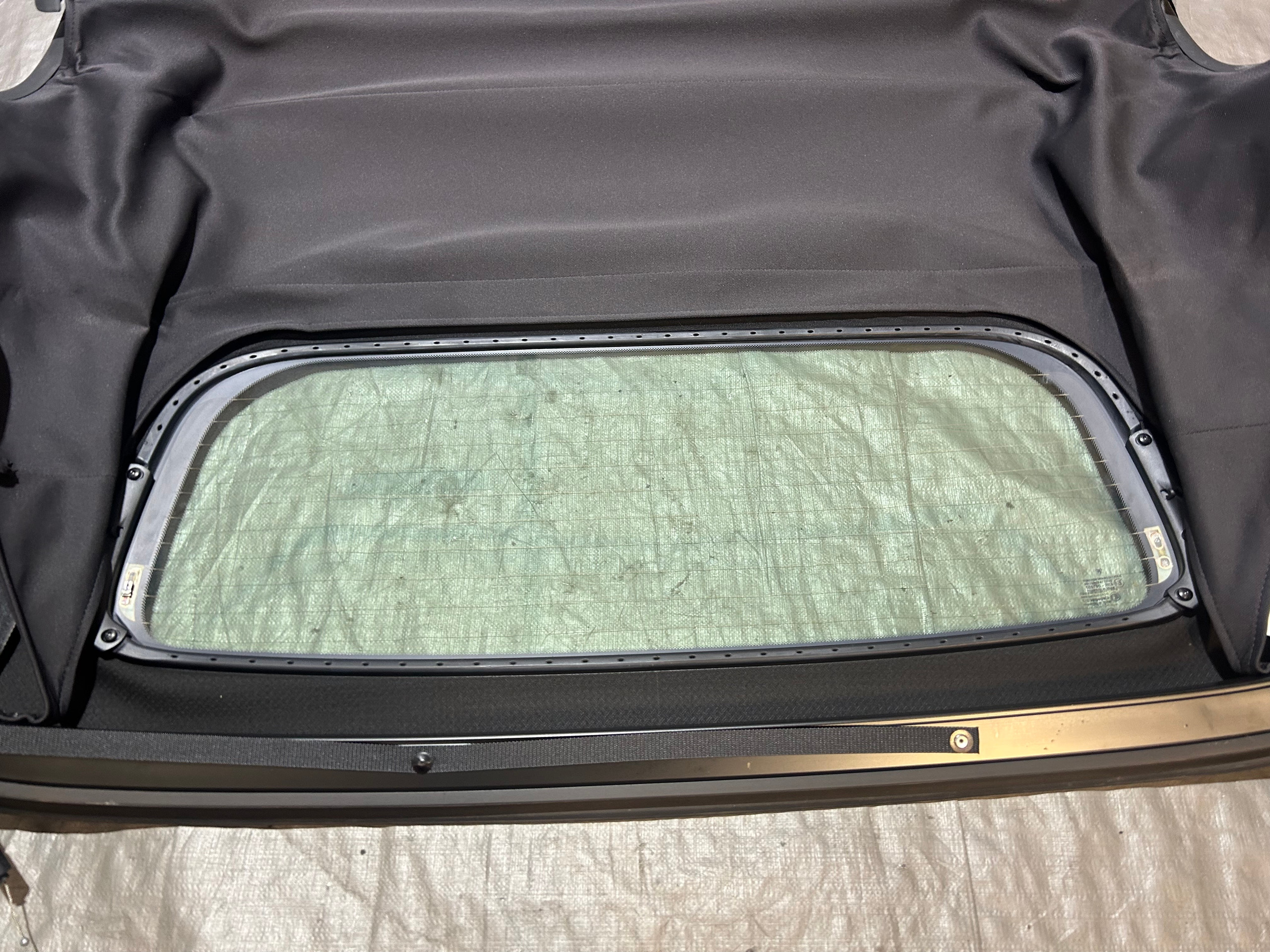 2013-2016 Porsche 981 Boxster Convertible Soft Top w/ Frame / Black / BC202 - Image 17