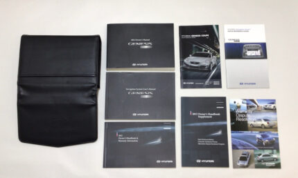 2012 Hyundai Genesis Coupe 3.8 Owners Manual & Case / OEM / Handbook HG012