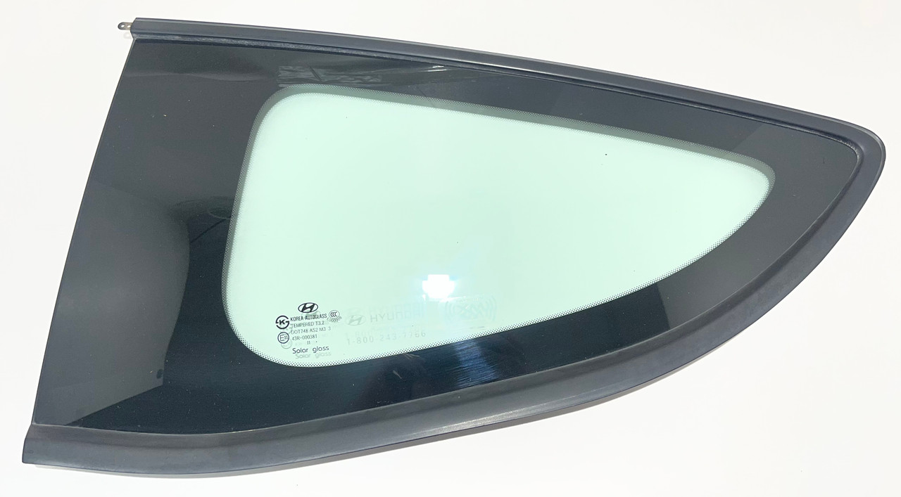 2010-2016 Hyundai Genesis Coupe Driver Rear Quarter Glass Panel / OEM / HG033
