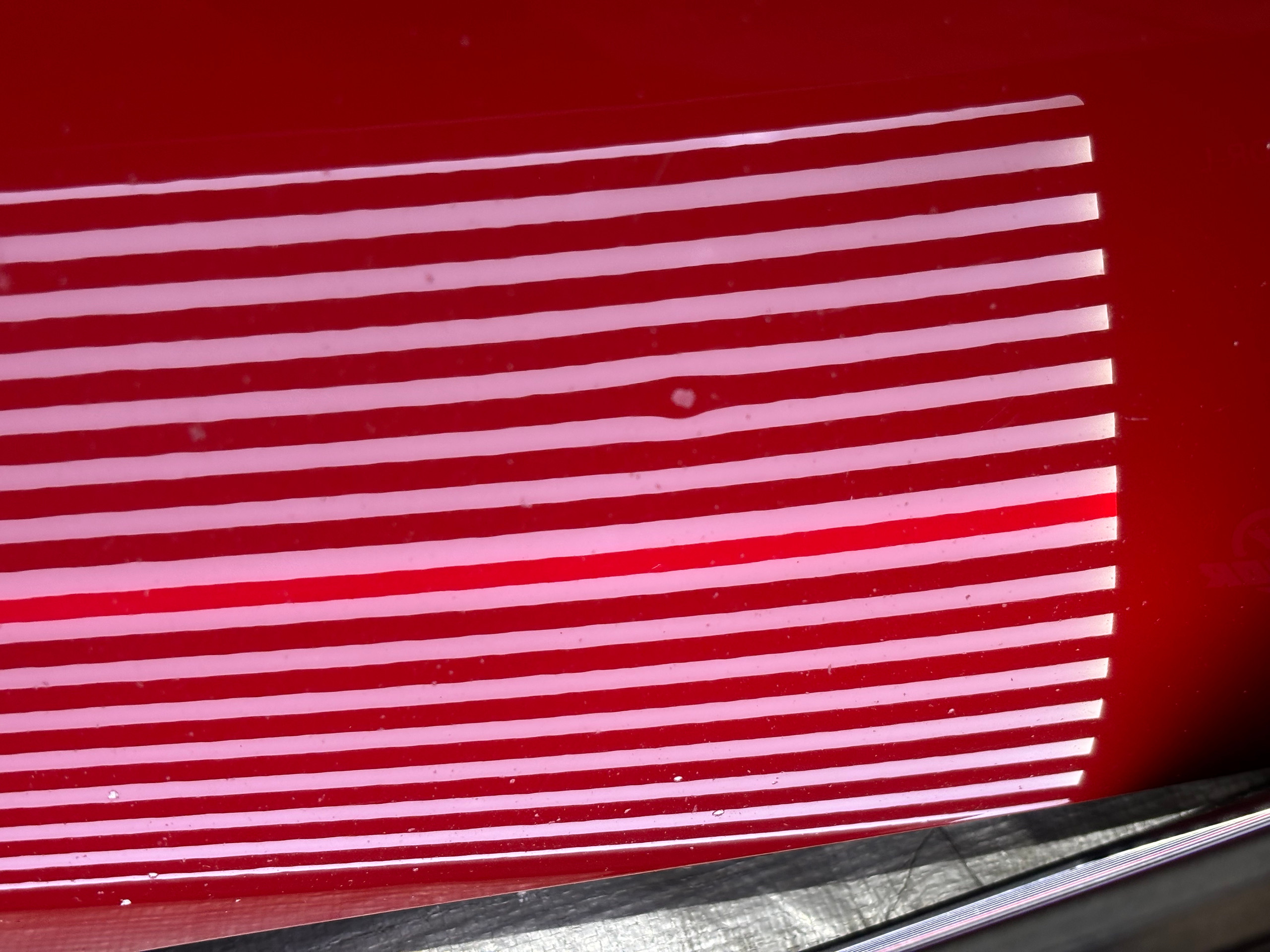 2008-2011 E92 BMW M3 Hood Panel w/ Vents / Melbourne Red Metallic E9M06 - Image 10