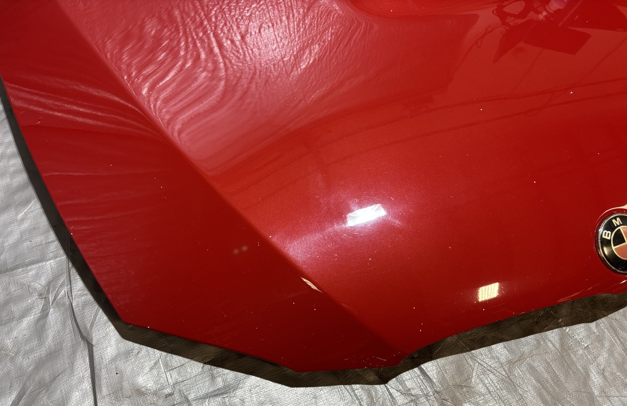 2008-2011 E92 BMW M3 Hood Panel w/ Vents / Melbourne Red Metallic E9M06 - Image 22