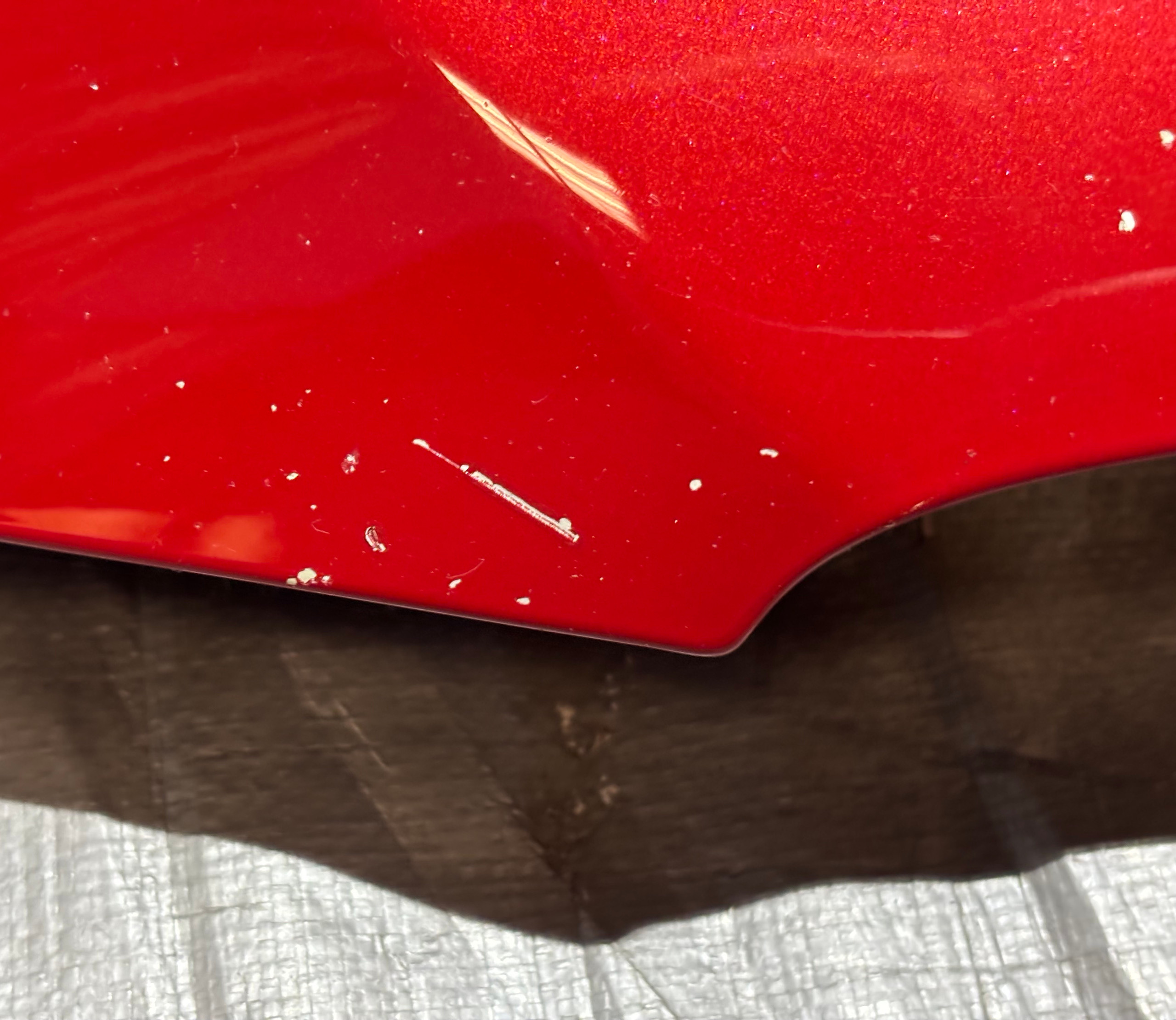 2008-2011 E92 BMW M3 Hood Panel w/ Vents / Melbourne Red Metallic E9M06 - Image 17