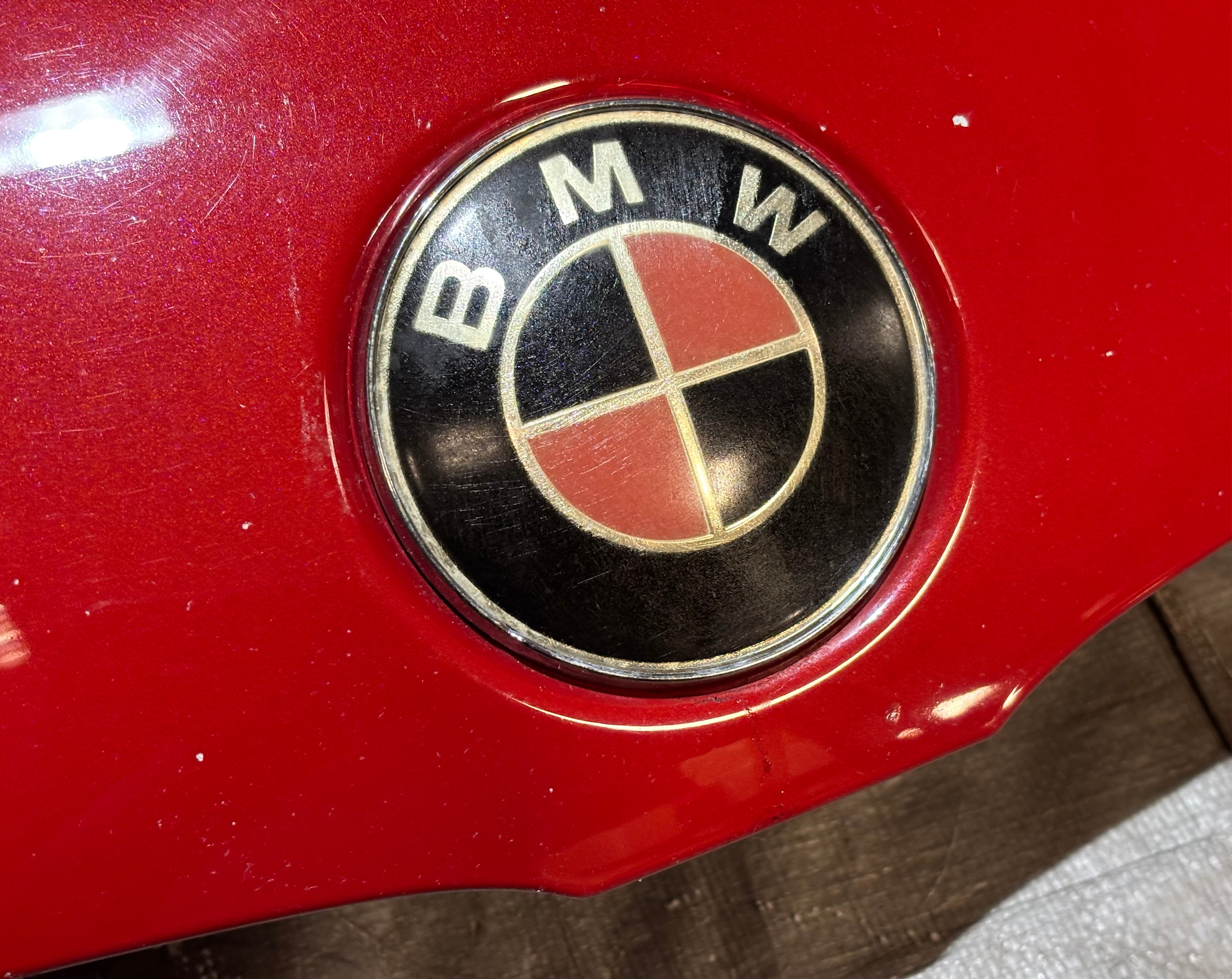 2008-2011 E92 BMW M3 Hood Panel w/ Vents / Melbourne Red Metallic E9M06 - Image 20