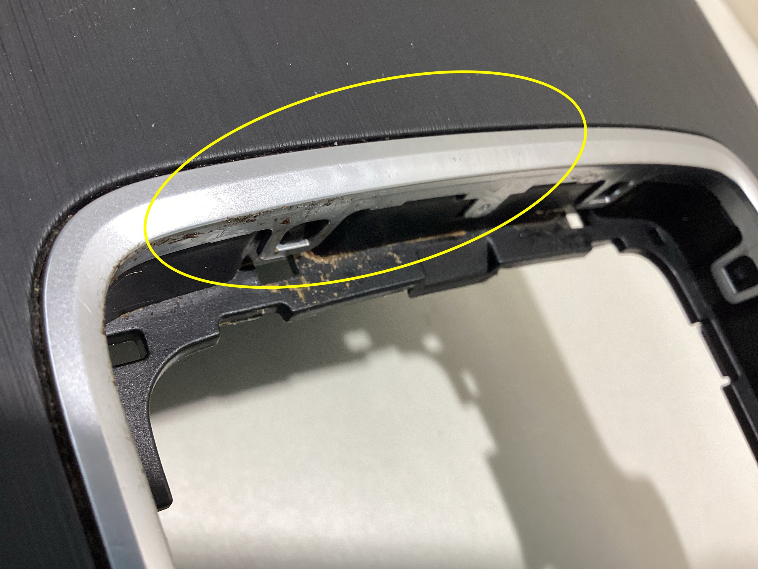 2015-2017 Audi S3 Center Console Trim Panel w/ Radio Controls / S3107 - Image 4