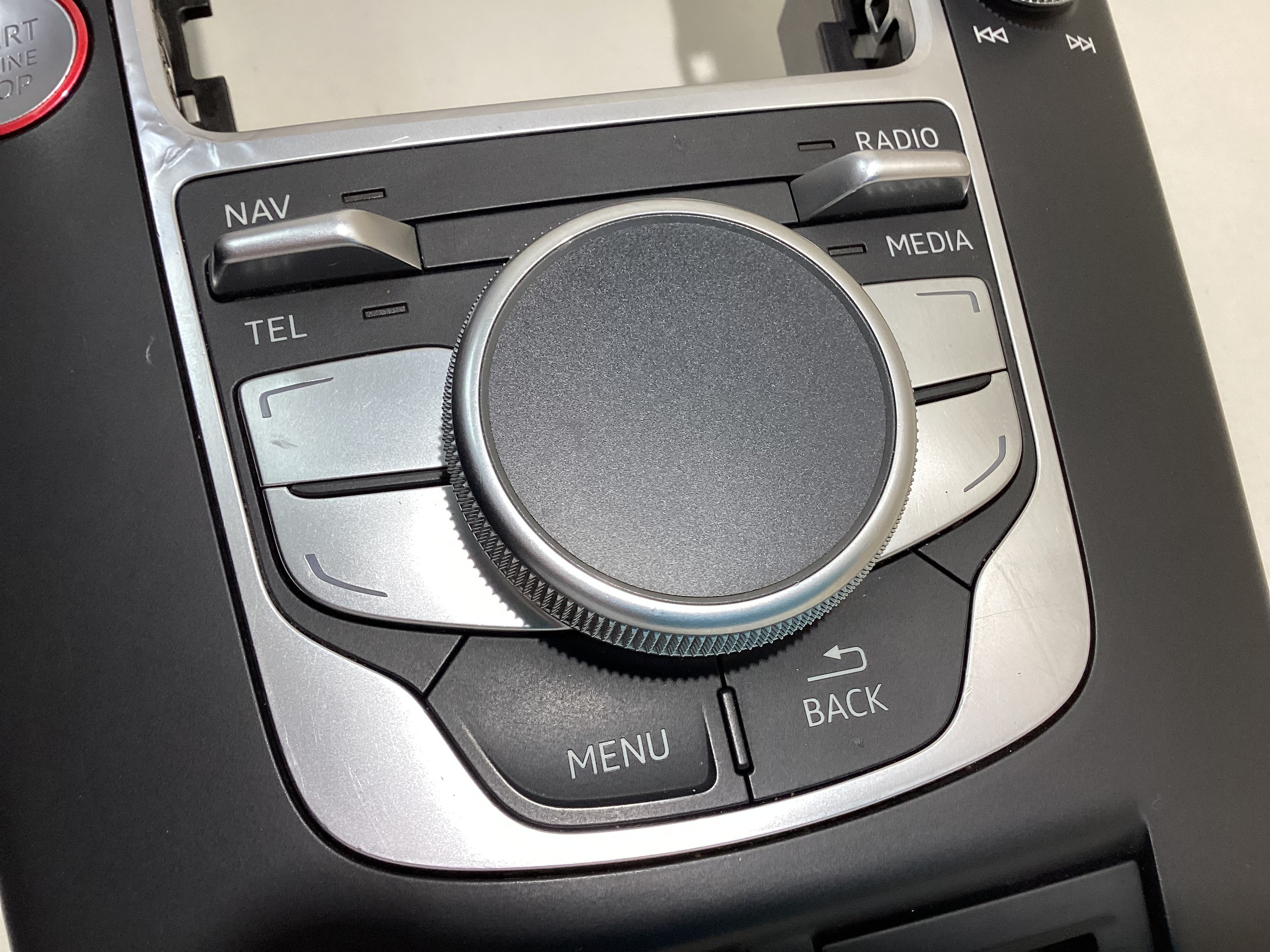2015-2017 Audi S3 Center Console Trim Panel w/ Radio Controls / S3107 - Image 7