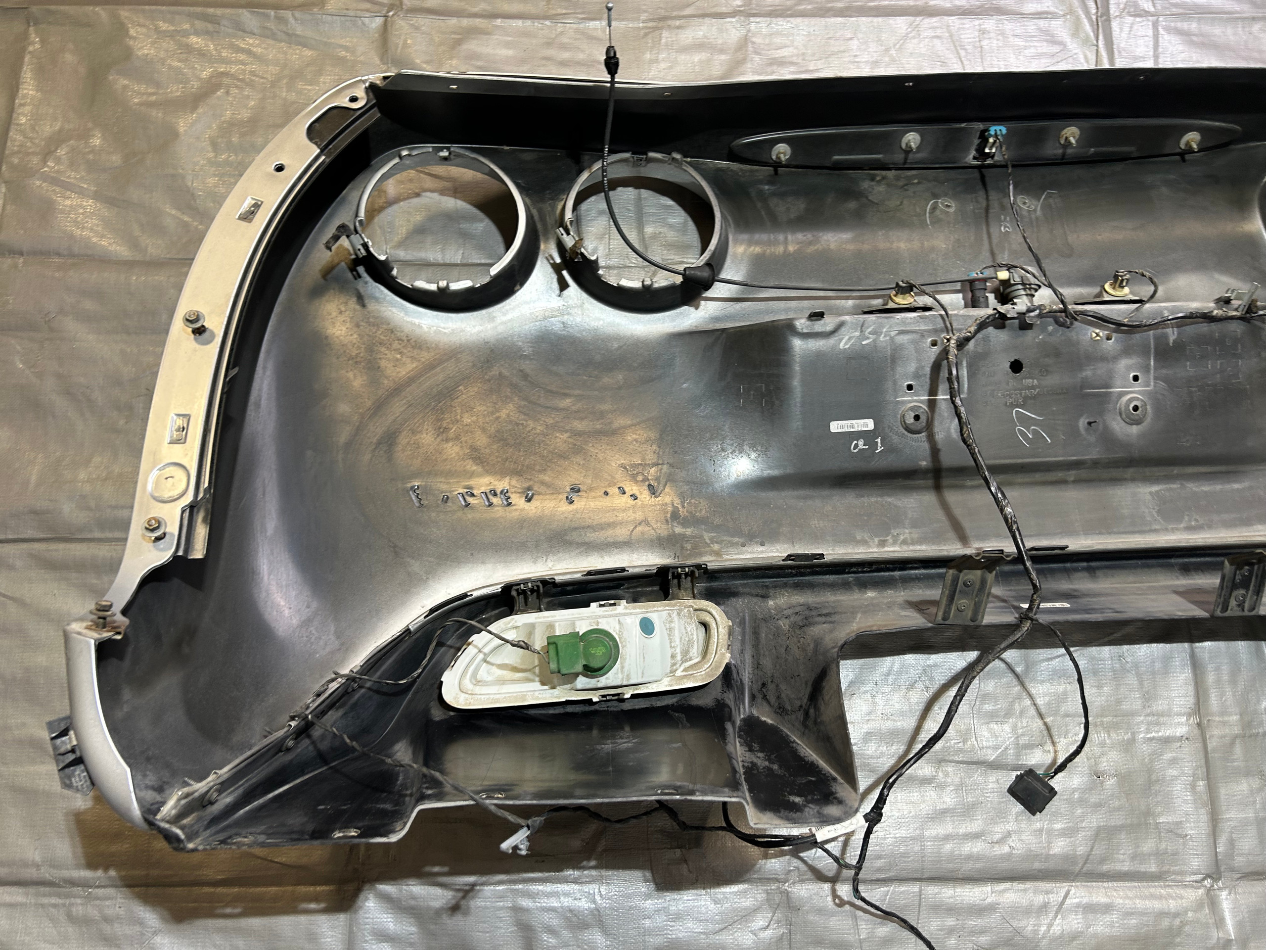 2005-2013 Chevrolet Corvette C6 Rear Bumper Cover Fascia *DAMAGE* / C6023 - Image 16