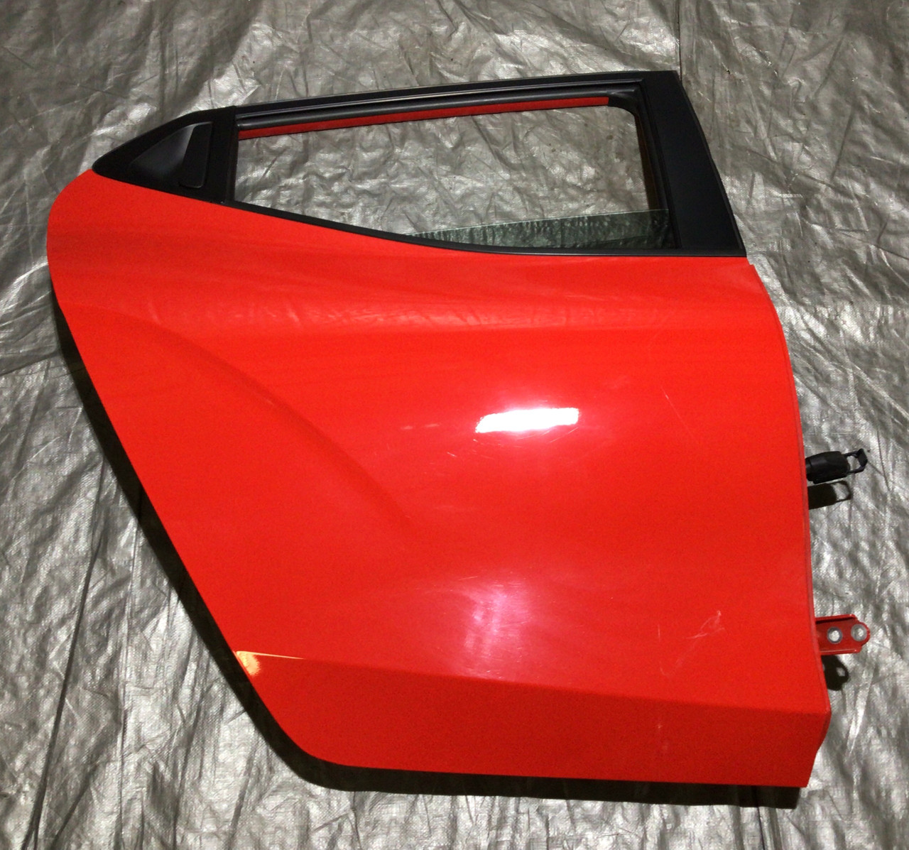 2019-2022 Hyundai Veloster Passenger Rear Door Assembly / Racing Red HV006