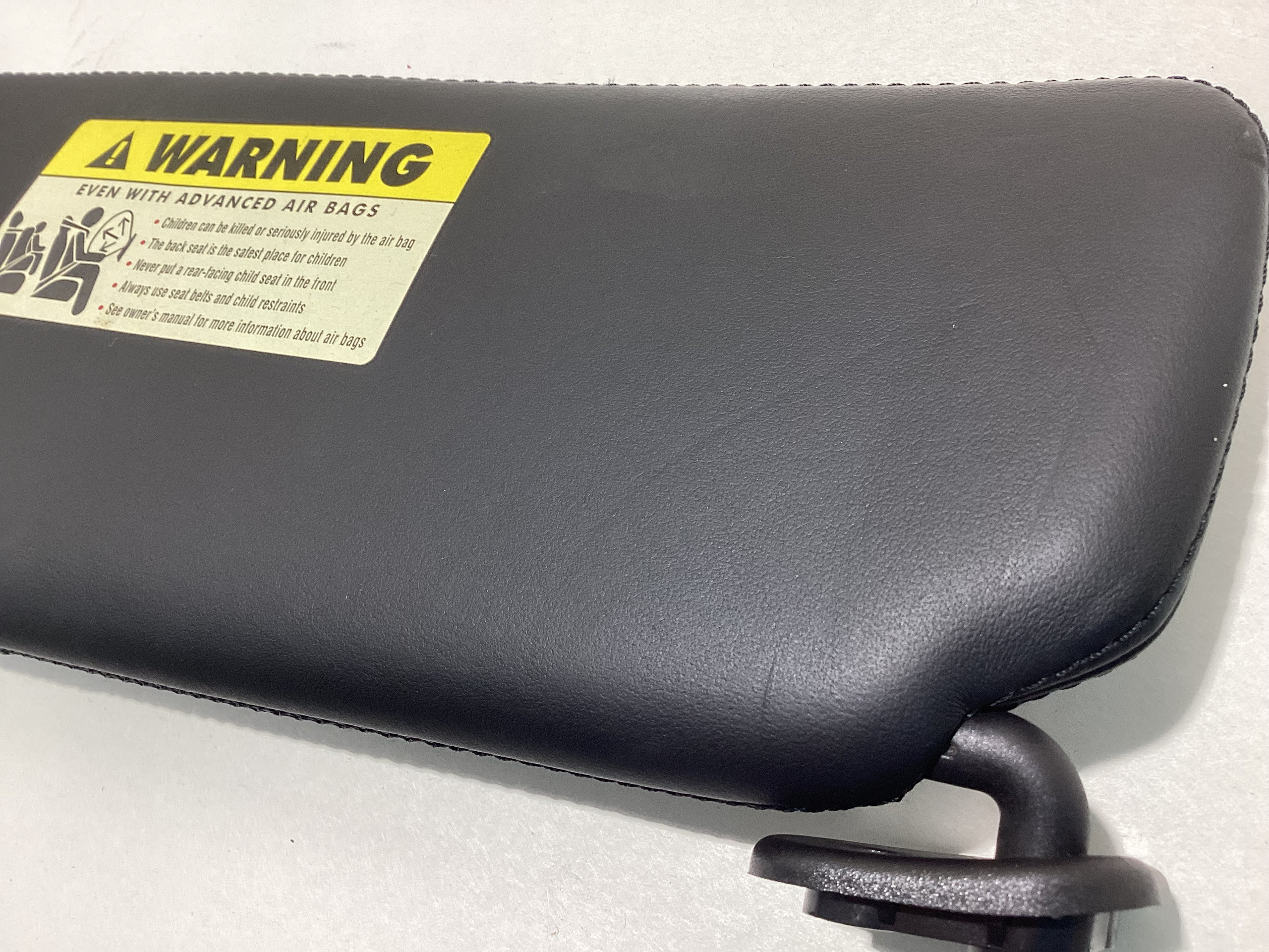 2006-2010 E64 BMW M6 Convertible OEM Sun Visors / Pair / Black Leather / M6005 - Image 12