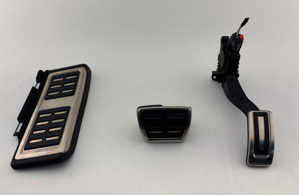 2022-2025 Volkswagen MK8 Golf R OEM Aluminum Pedal Trims / Automatic / M8R01