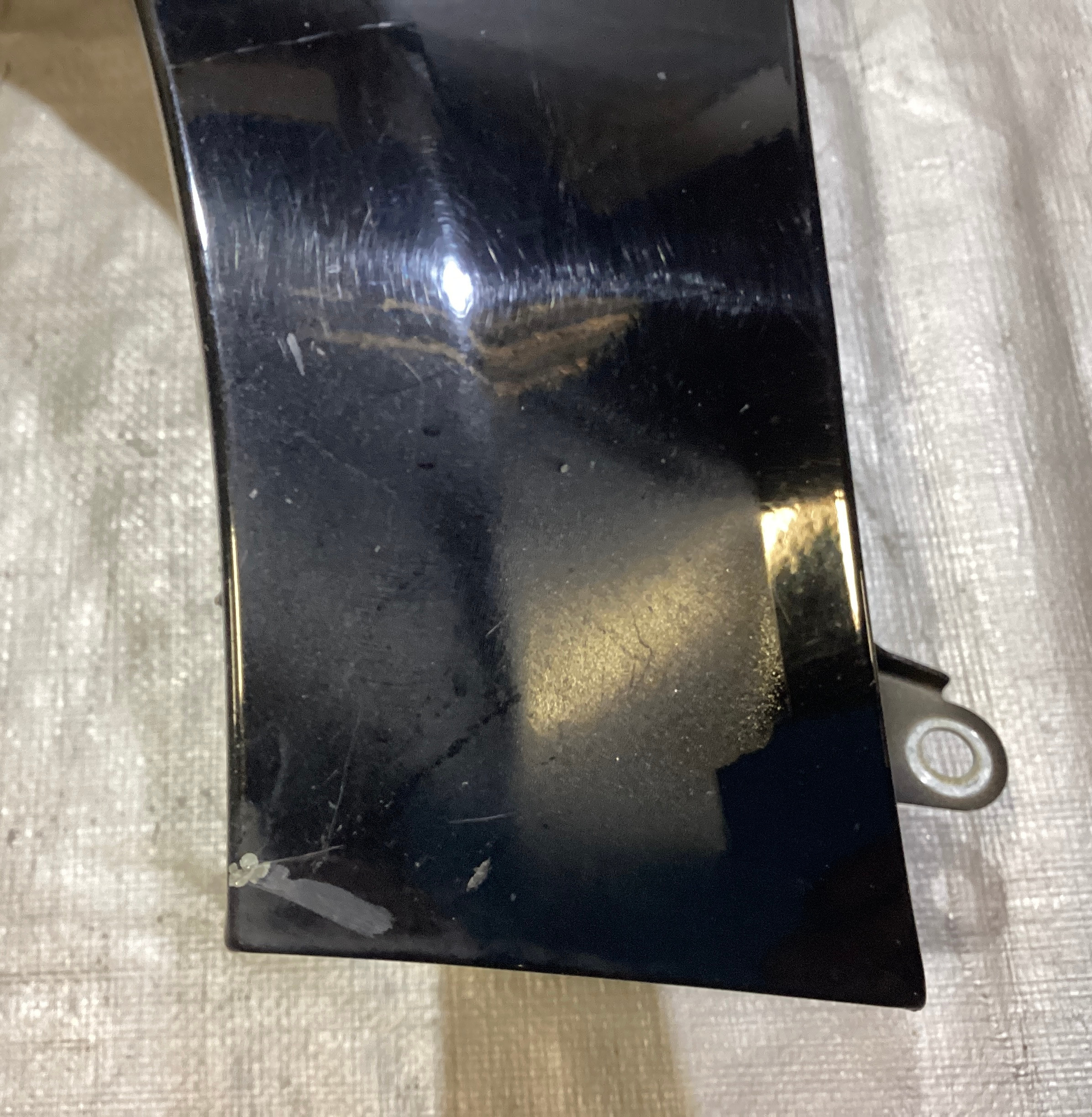 2012-2017 Fiat 500 Abarth Driver Side Fender Panel / OEM / Nero Puro / Straight Black F5018 - Image 5