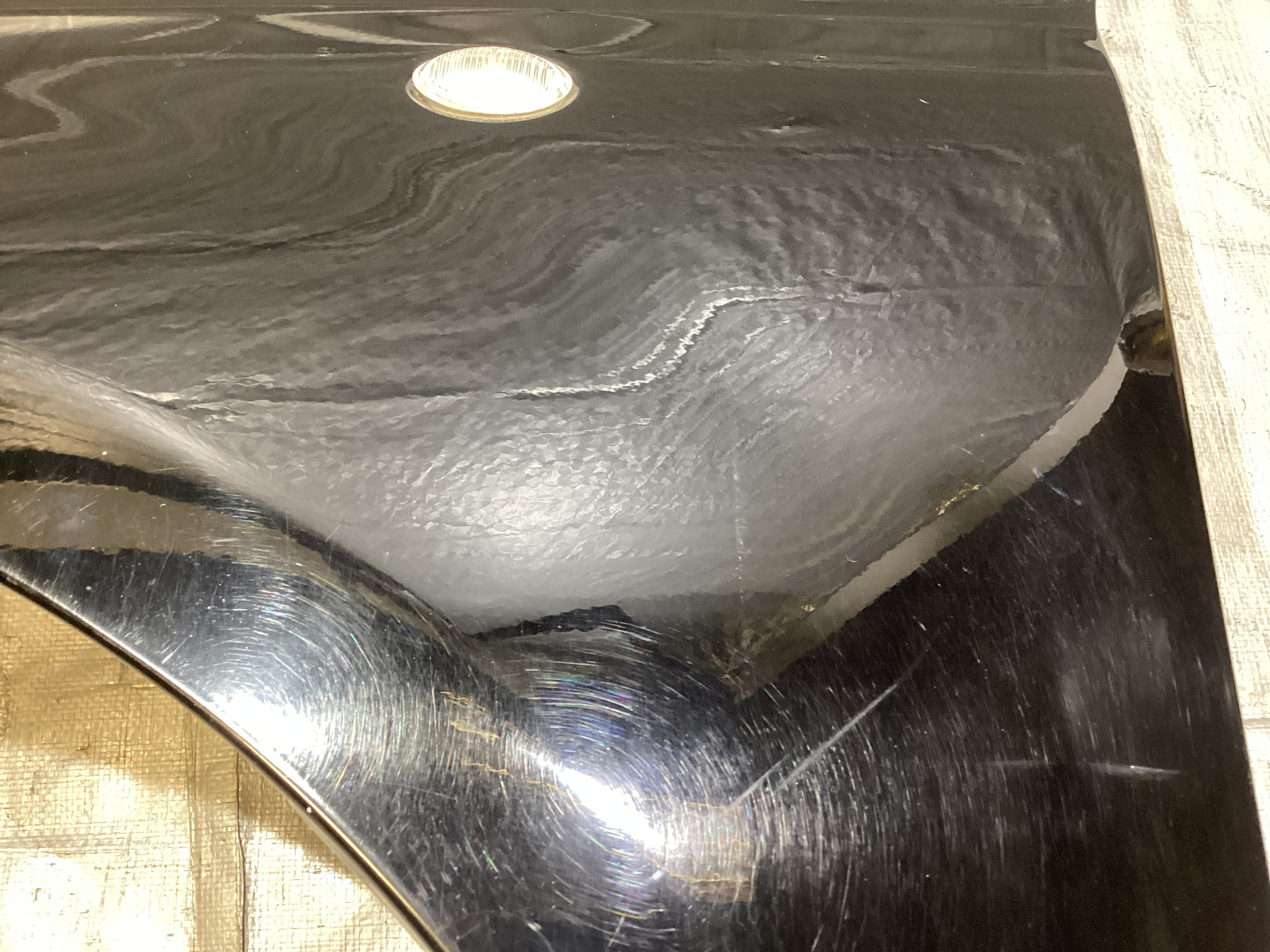 2012-2017 Fiat 500 Abarth Driver Side Fender Panel / OEM / Nero Puro / Straight Black F5018 - Image 7
