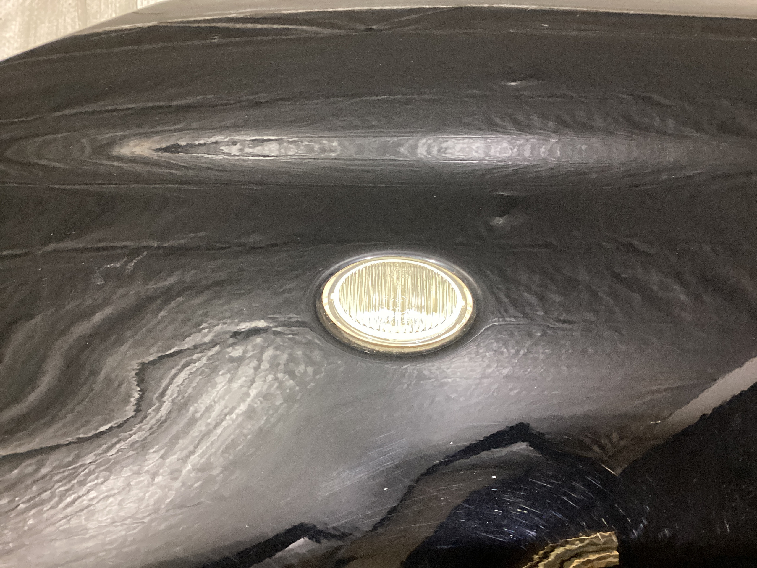 2012-2017 Fiat 500 Abarth Driver Side Fender Panel / OEM / Nero Puro / Straight Black F5018 - Image 9