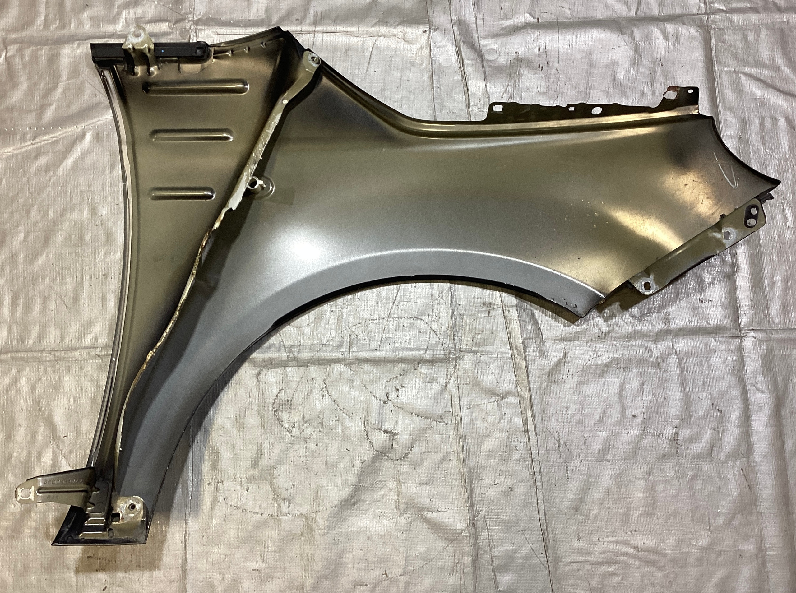 2012-2017 Fiat 500 Abarth Driver Side Fender Panel / OEM / Nero Puro / Straight Black F5018 - Image 15